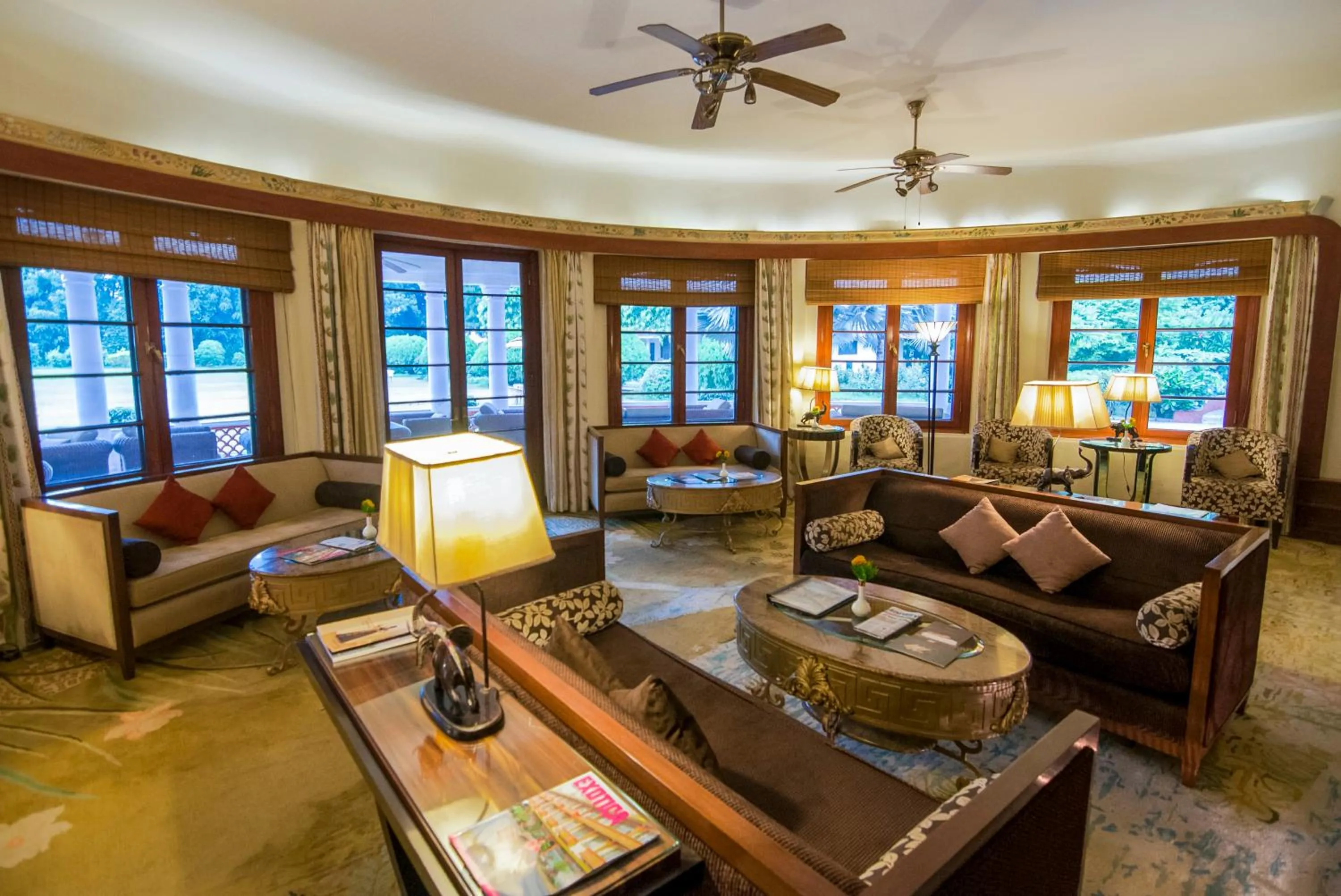 Lounge or bar in Sawai Madhopur Lodge - IHCL SeleQtions