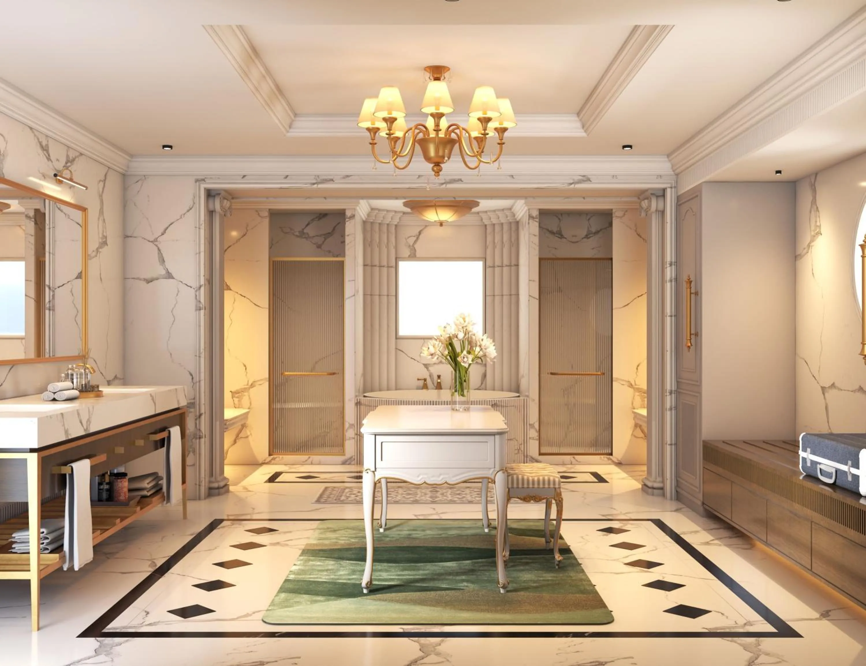 Bathroom in Sawai Madhopur Lodge - IHCL SeleQtions