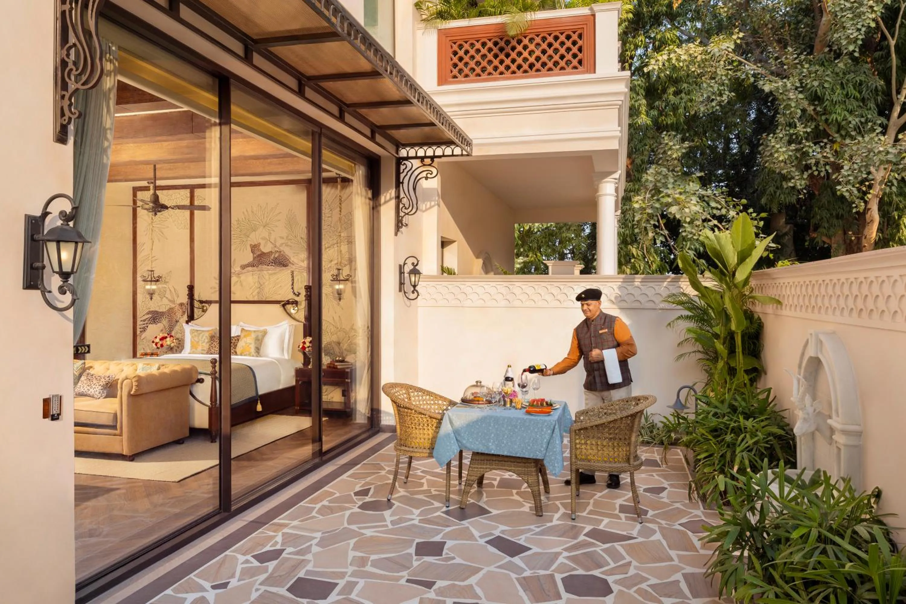 Patio in Sawai Madhopur Lodge - IHCL SeleQtions