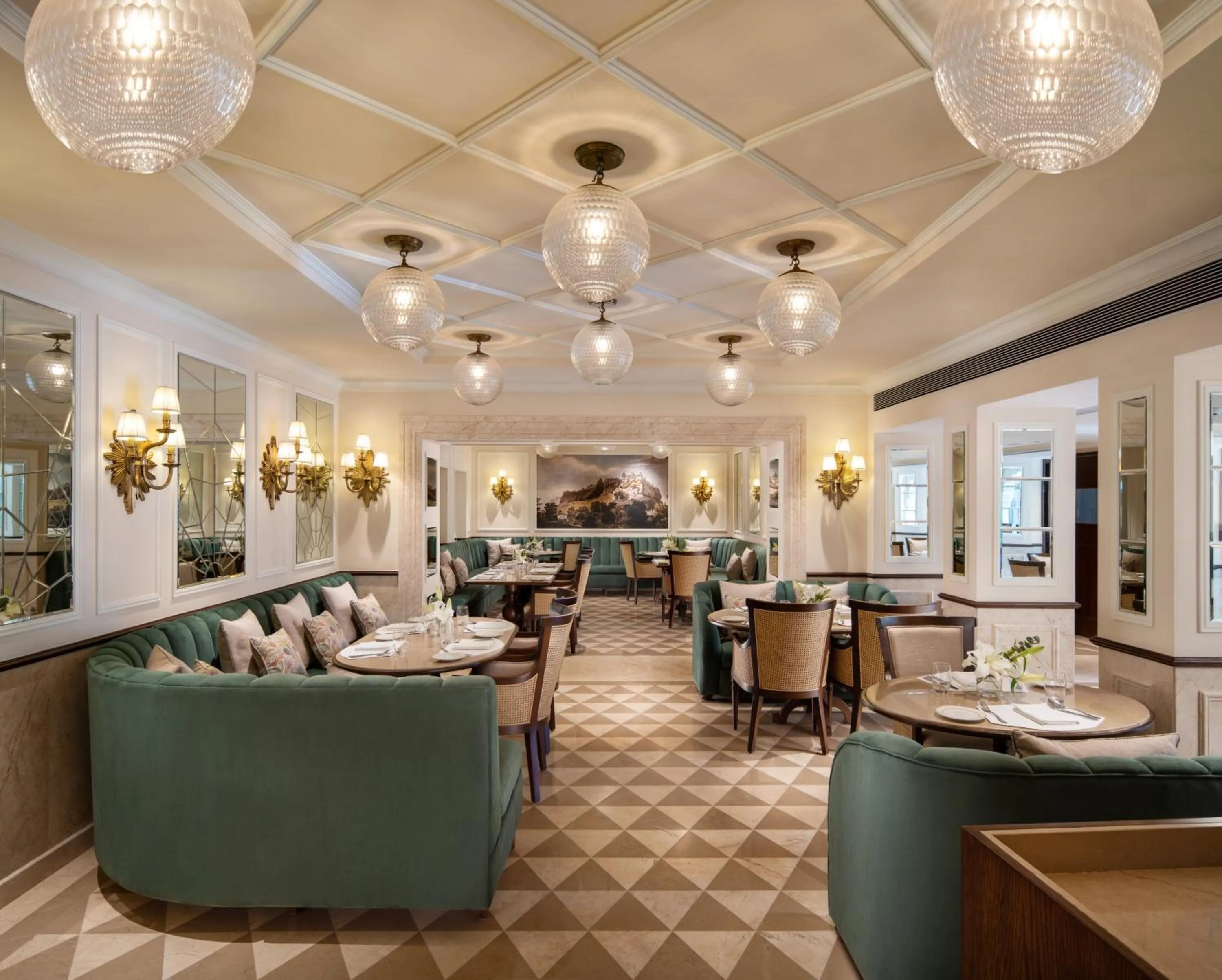 Breakfast in Taj Usha Kiran Palace, Gwalior