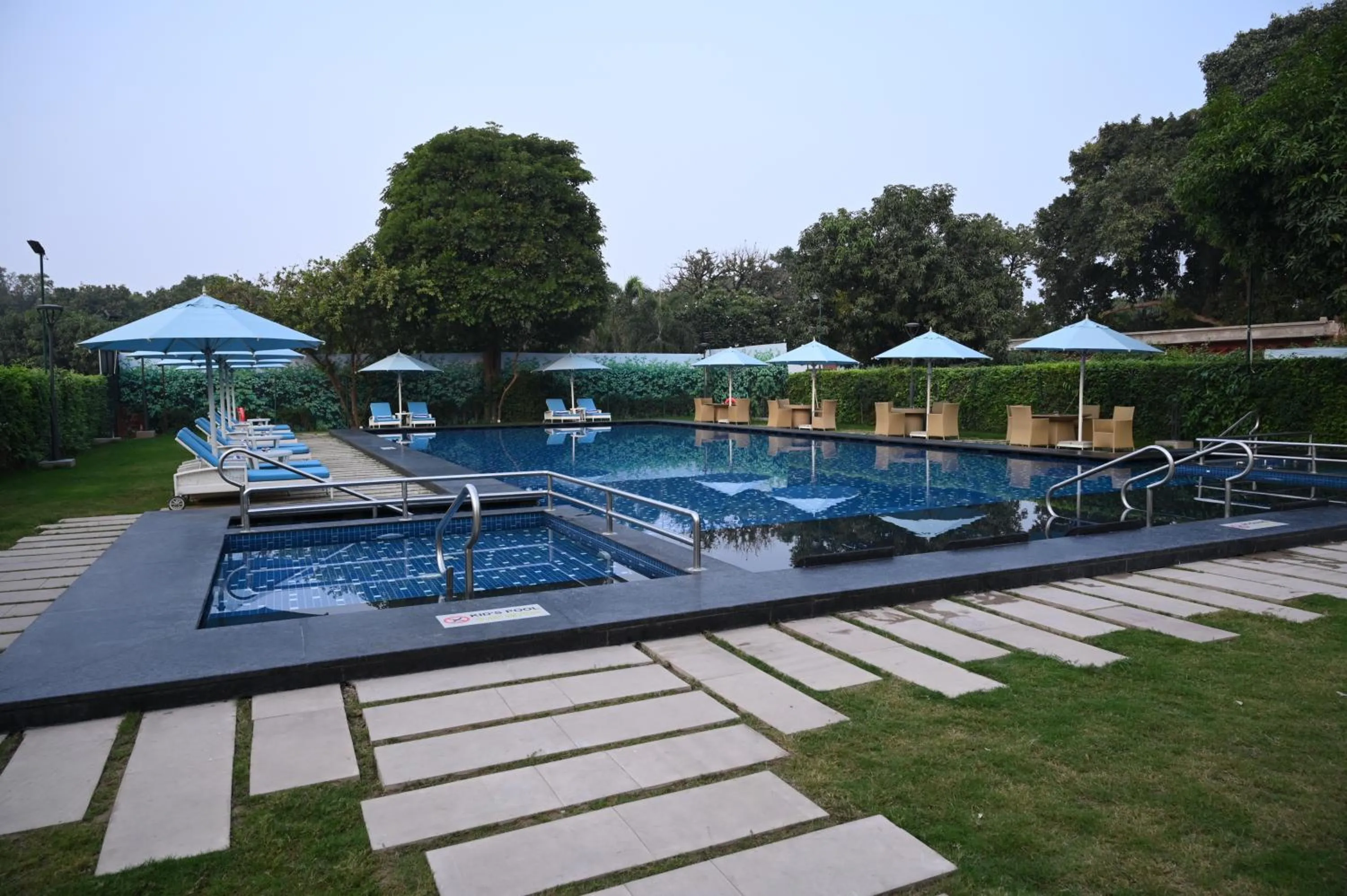 Swimming pool in Taj Ganges Varanasi