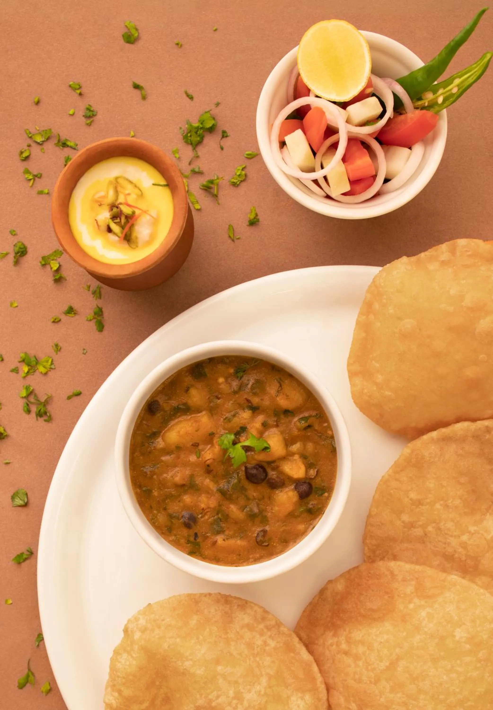 Food close-up in Taj Ganges Varanasi