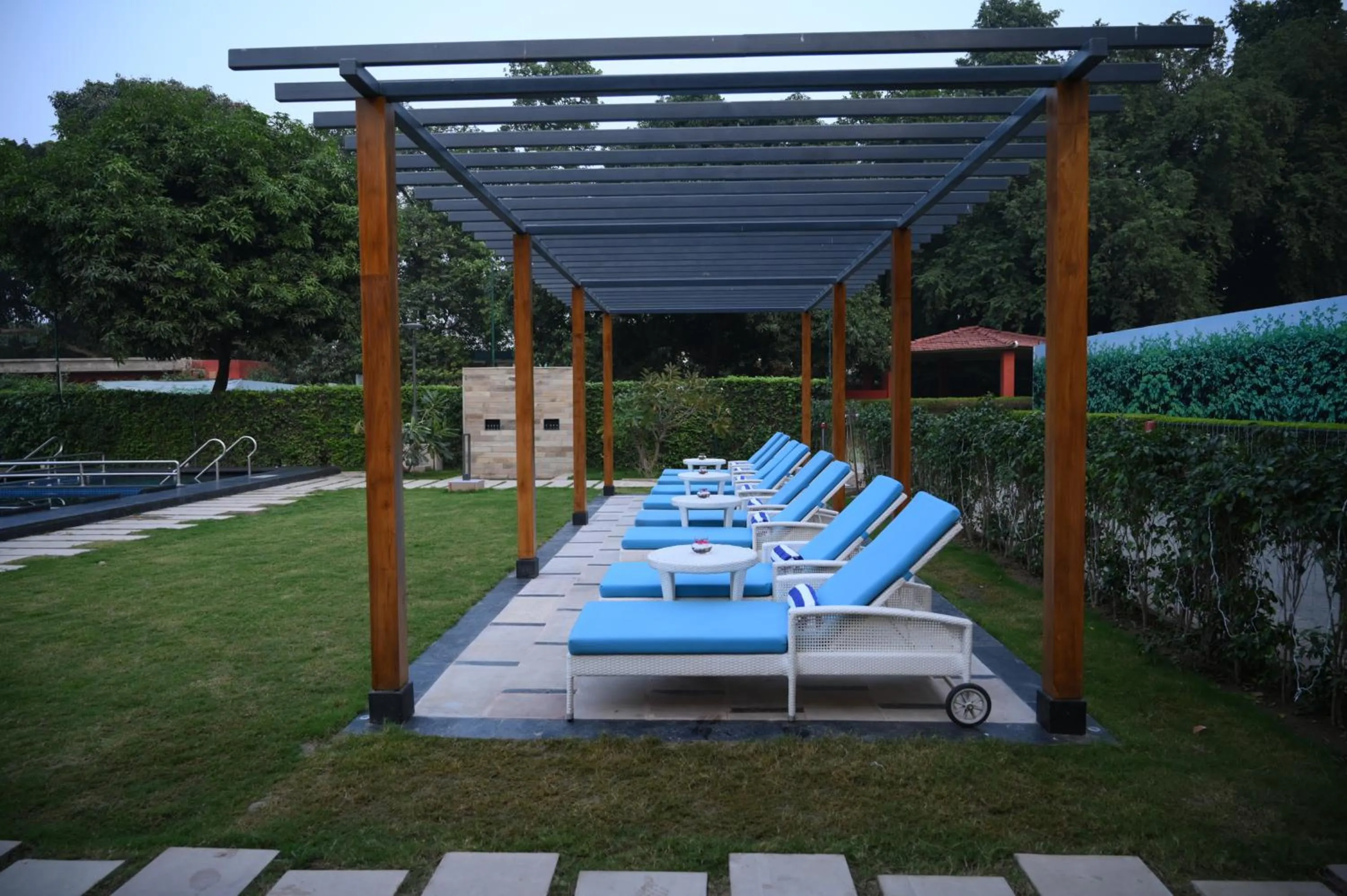 Swimming pool in Taj Ganges Varanasi