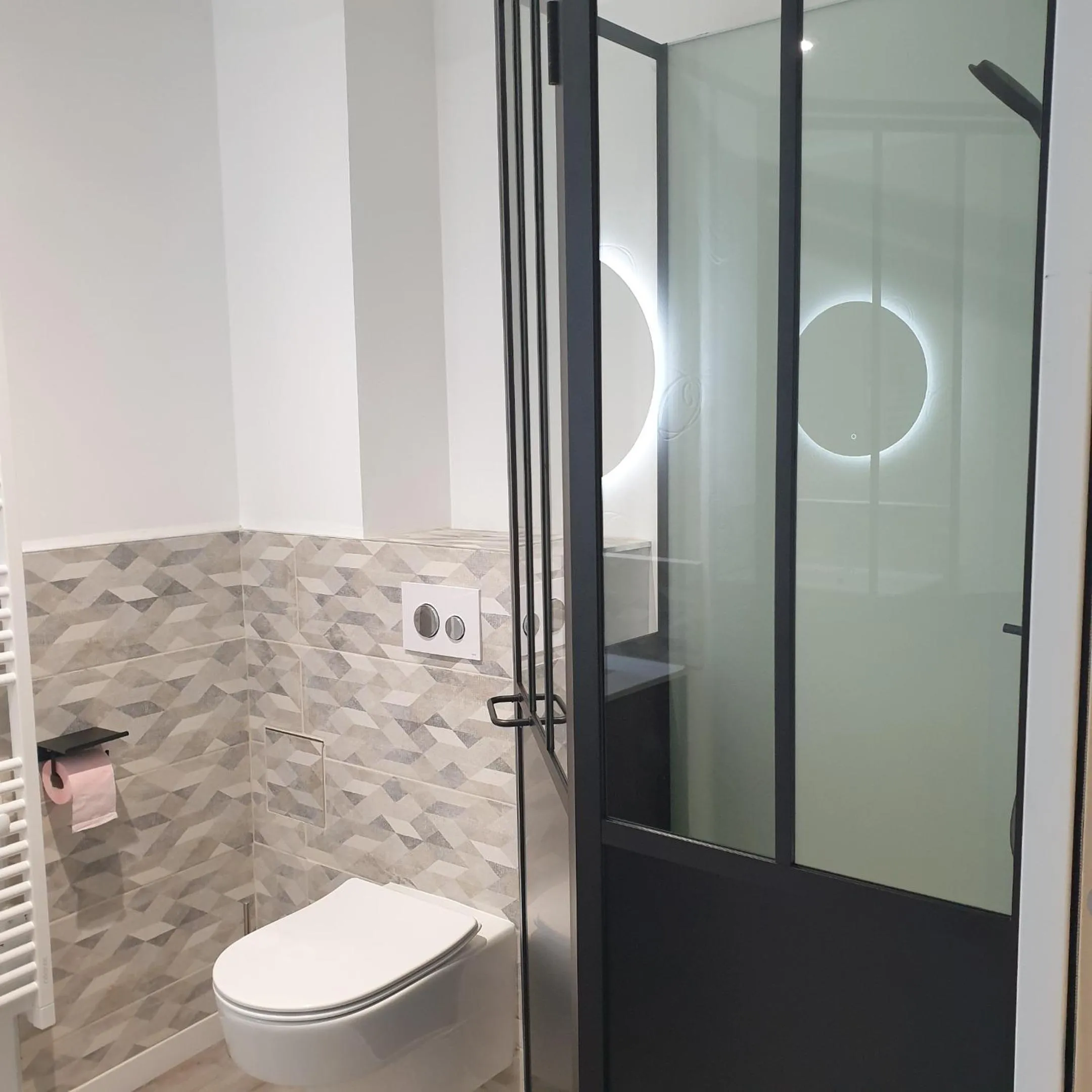 Shower in Chambres de Villée