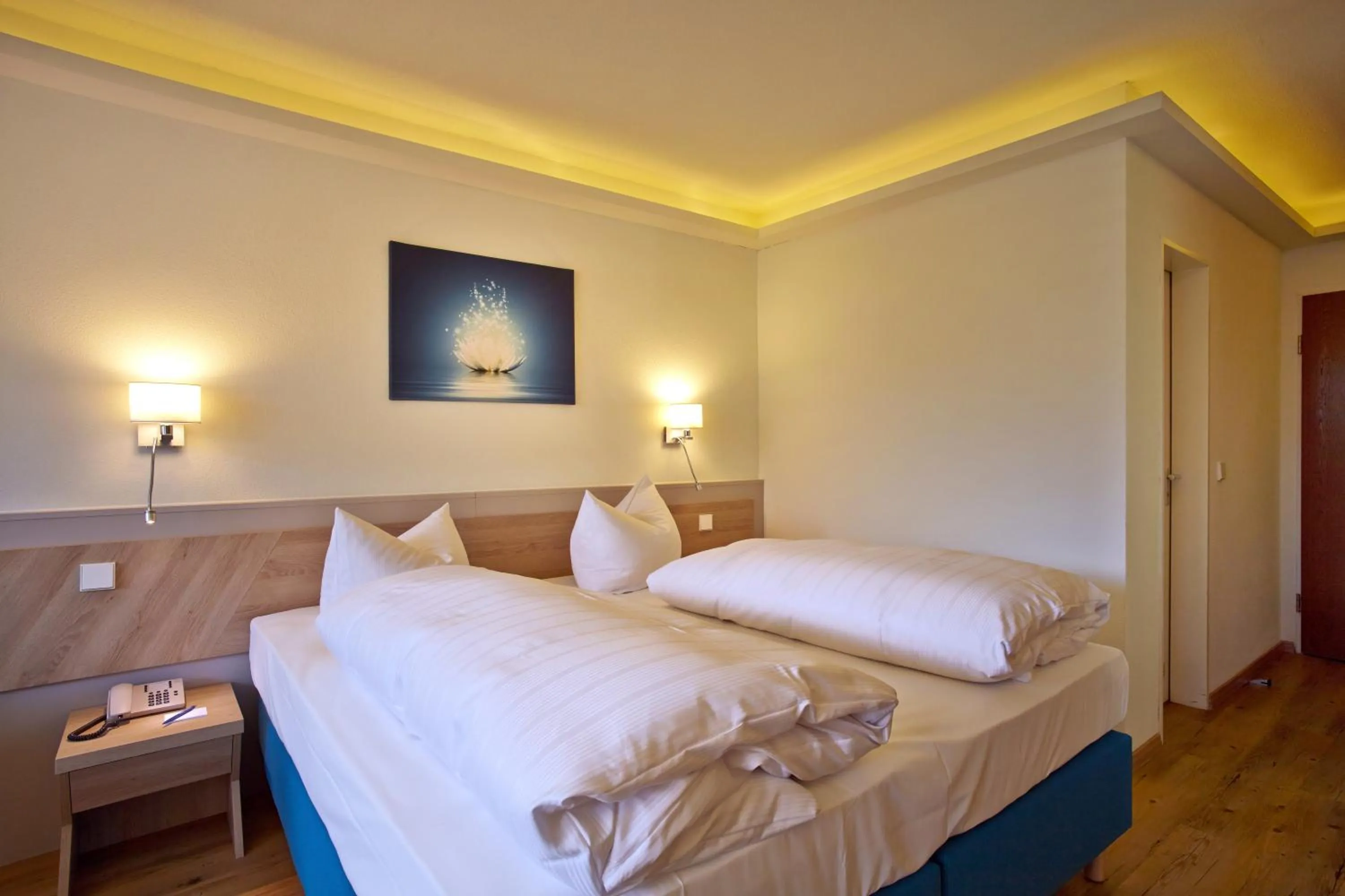 Decorative detail, Bed in Hotel Schloss Berg