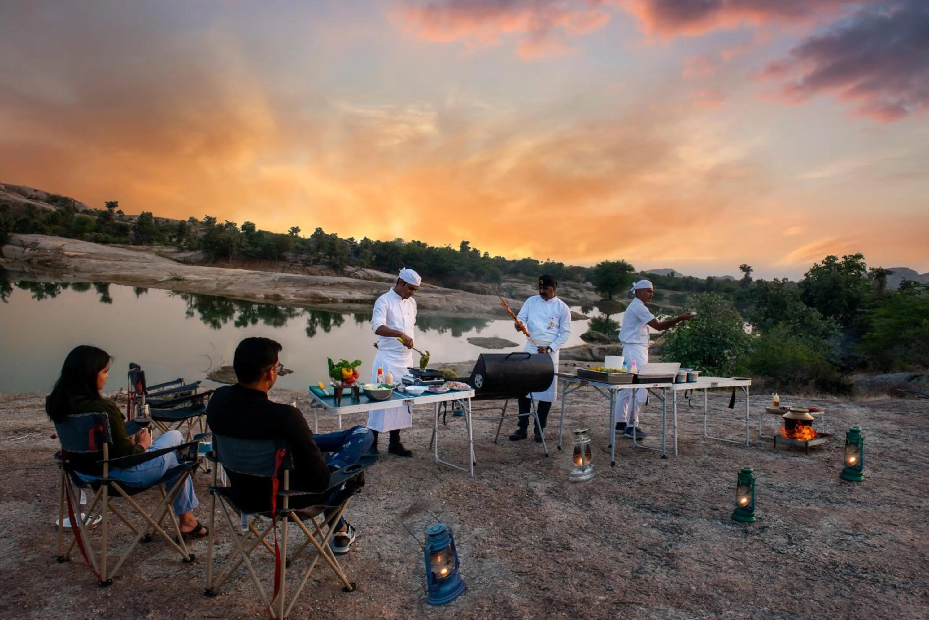 People in WelcomHeritage Cheetahgarh Resort & Spa