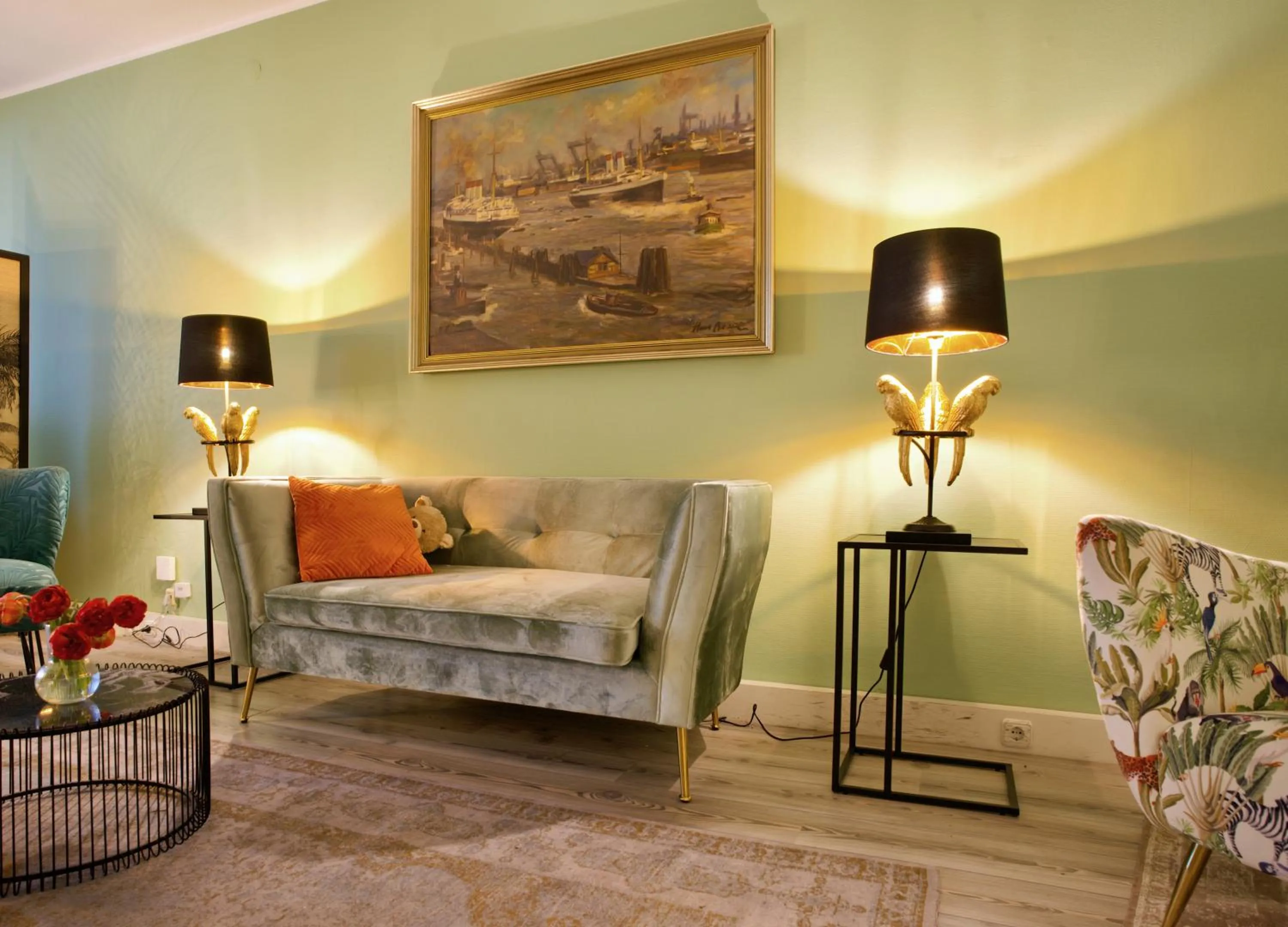 Seating area in Apartments Les Jardins