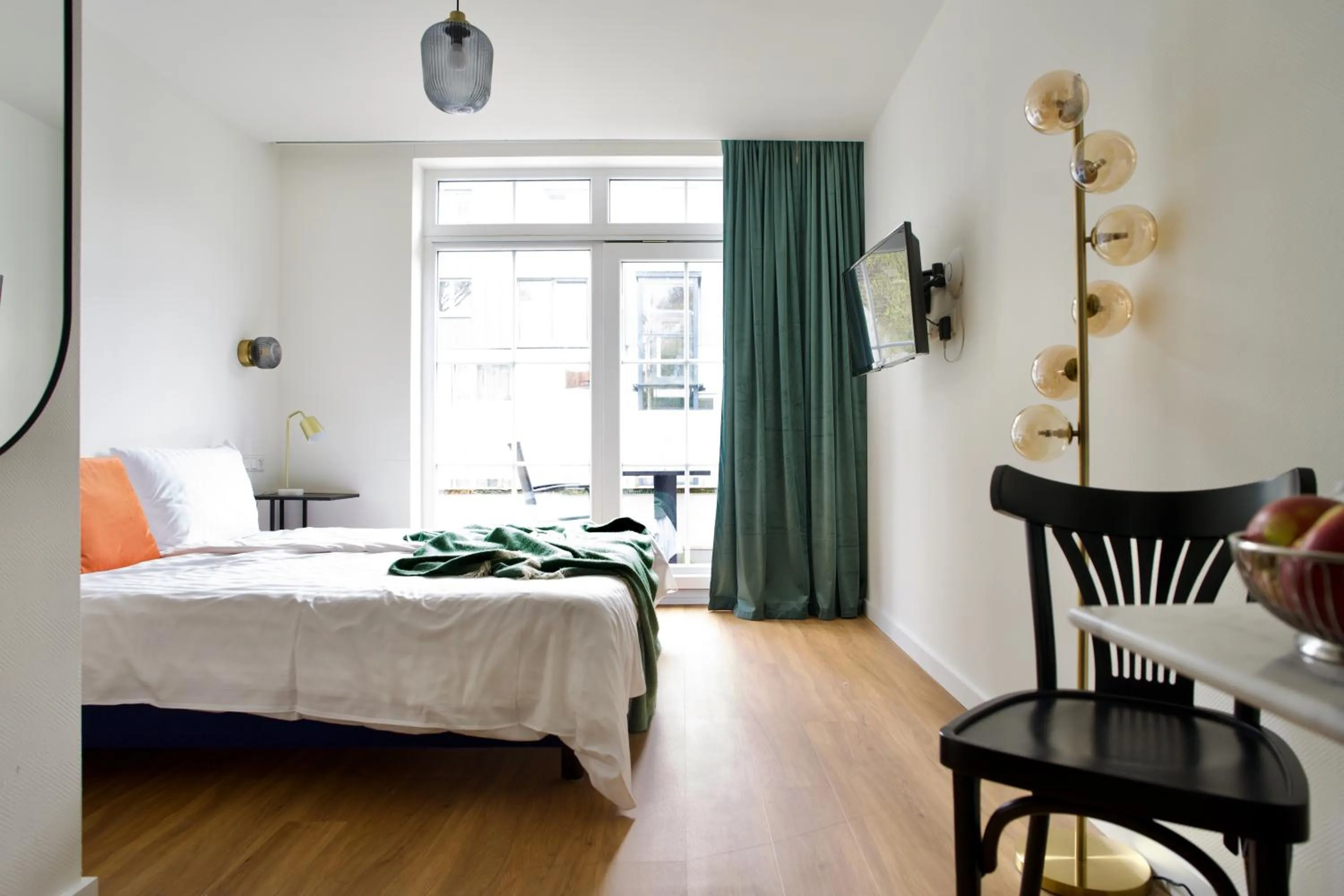 Bed in Apartments Les Jardins