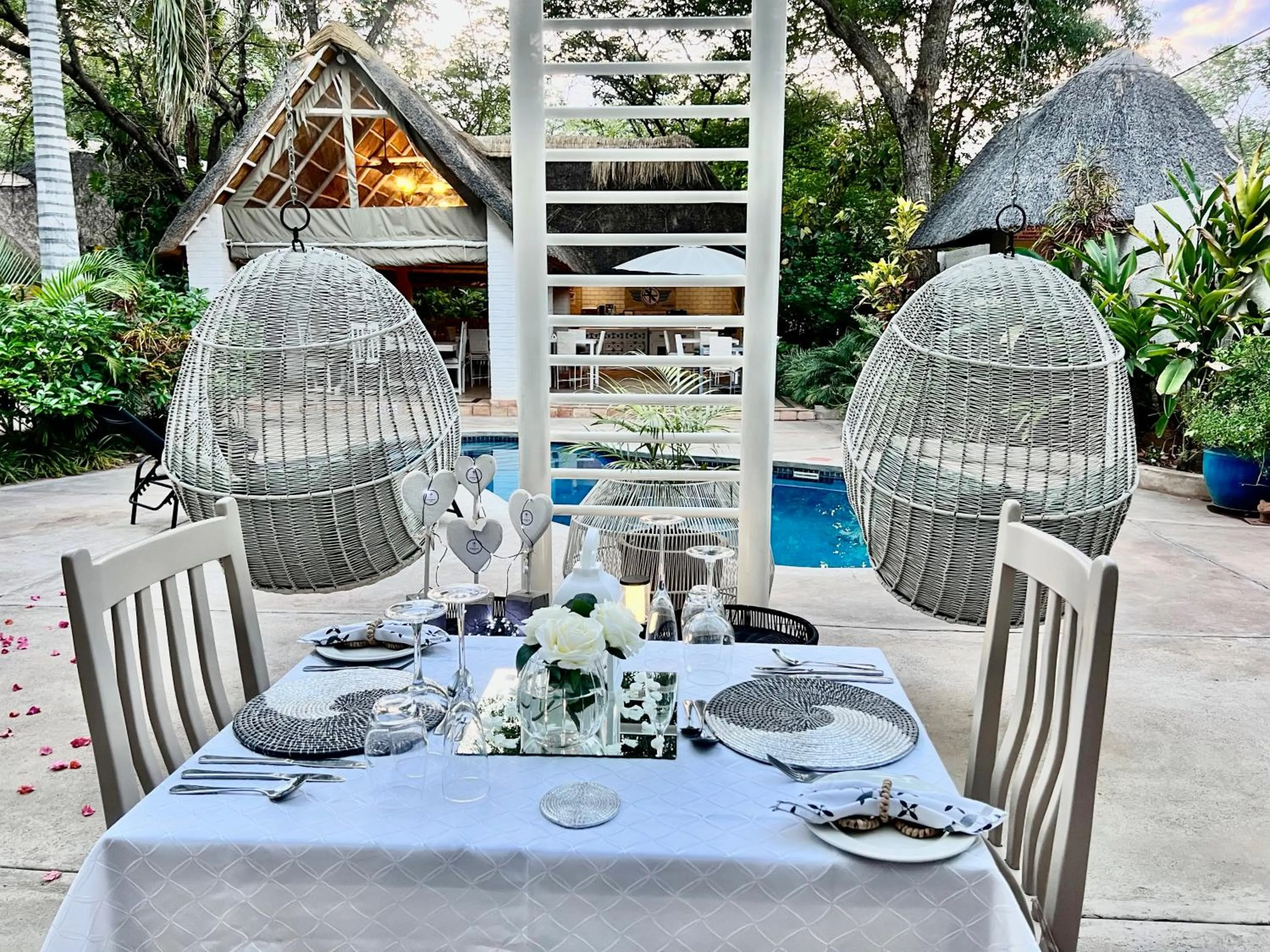 Patio in Pamarah Lodge