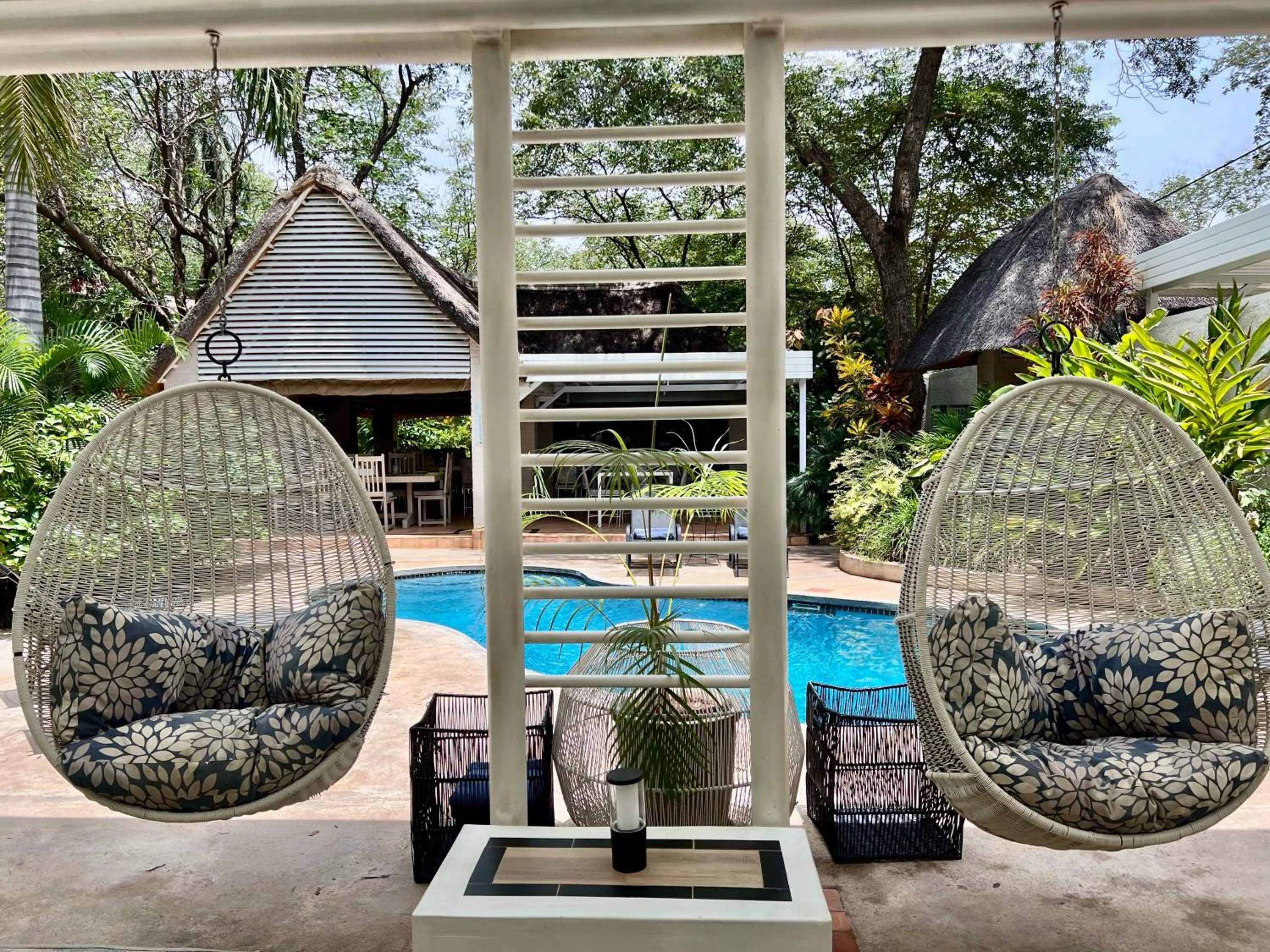 Patio in Pamarah Lodge