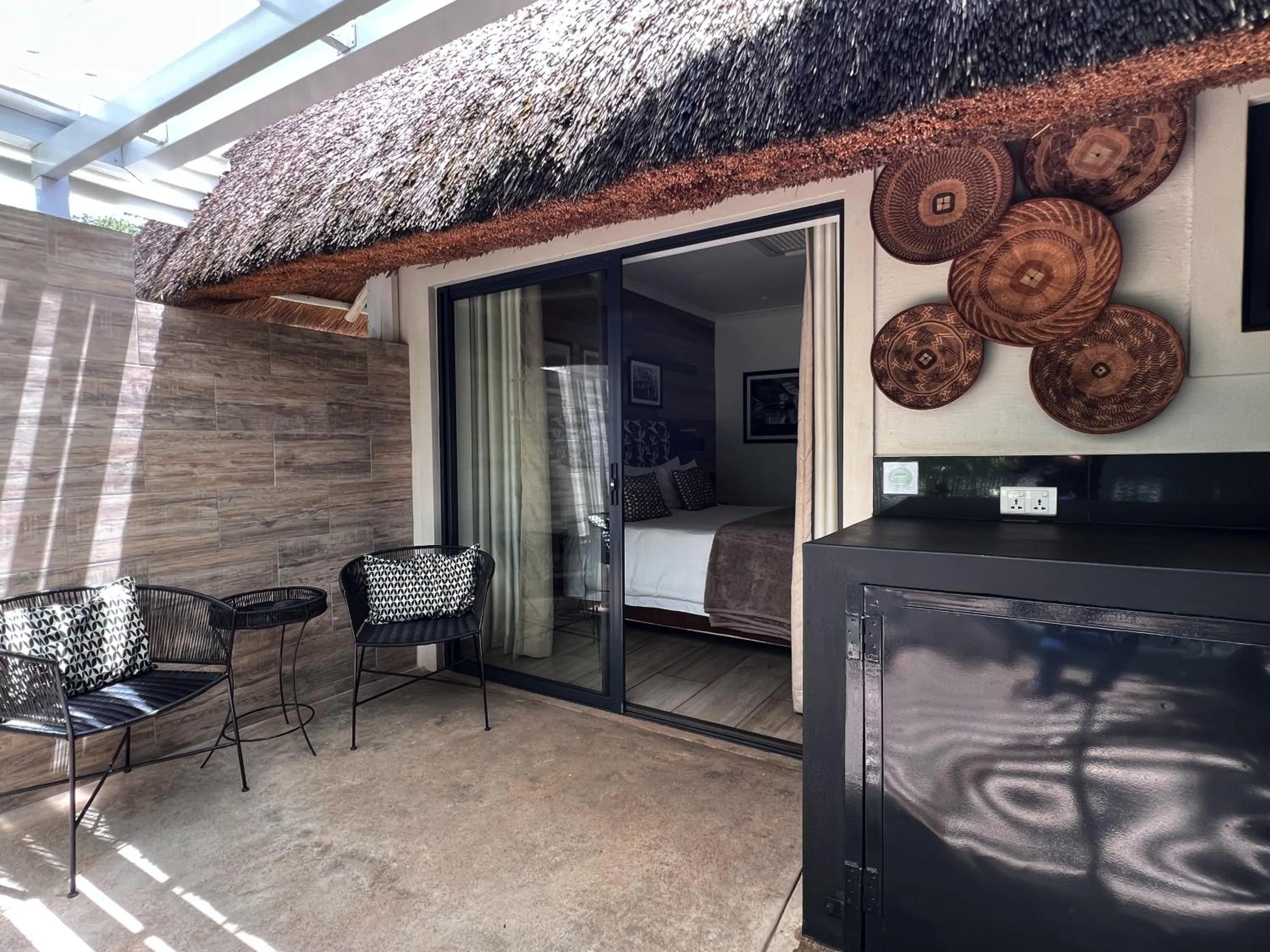 Patio in Pamarah Lodge