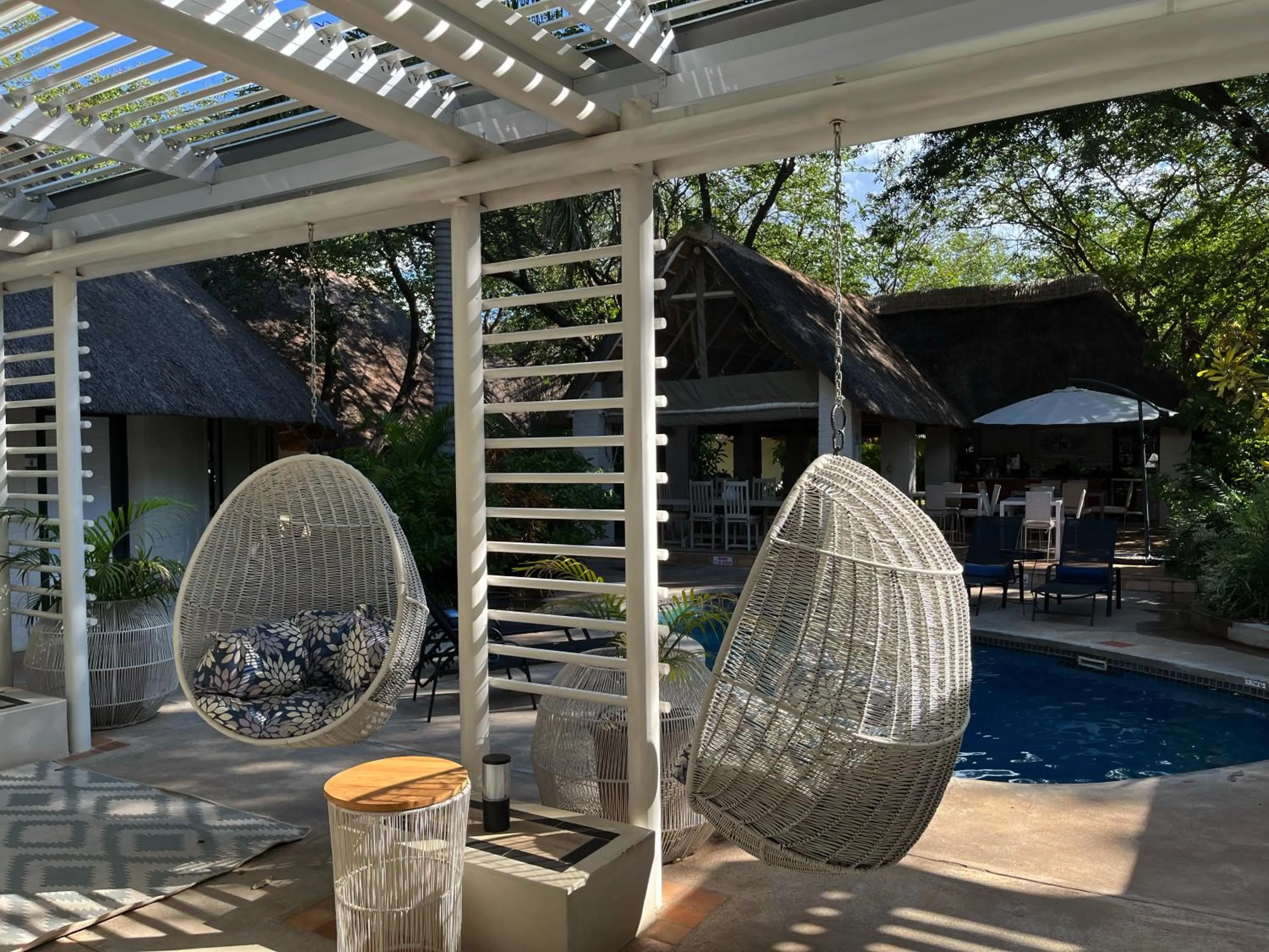 Patio in Pamarah Lodge