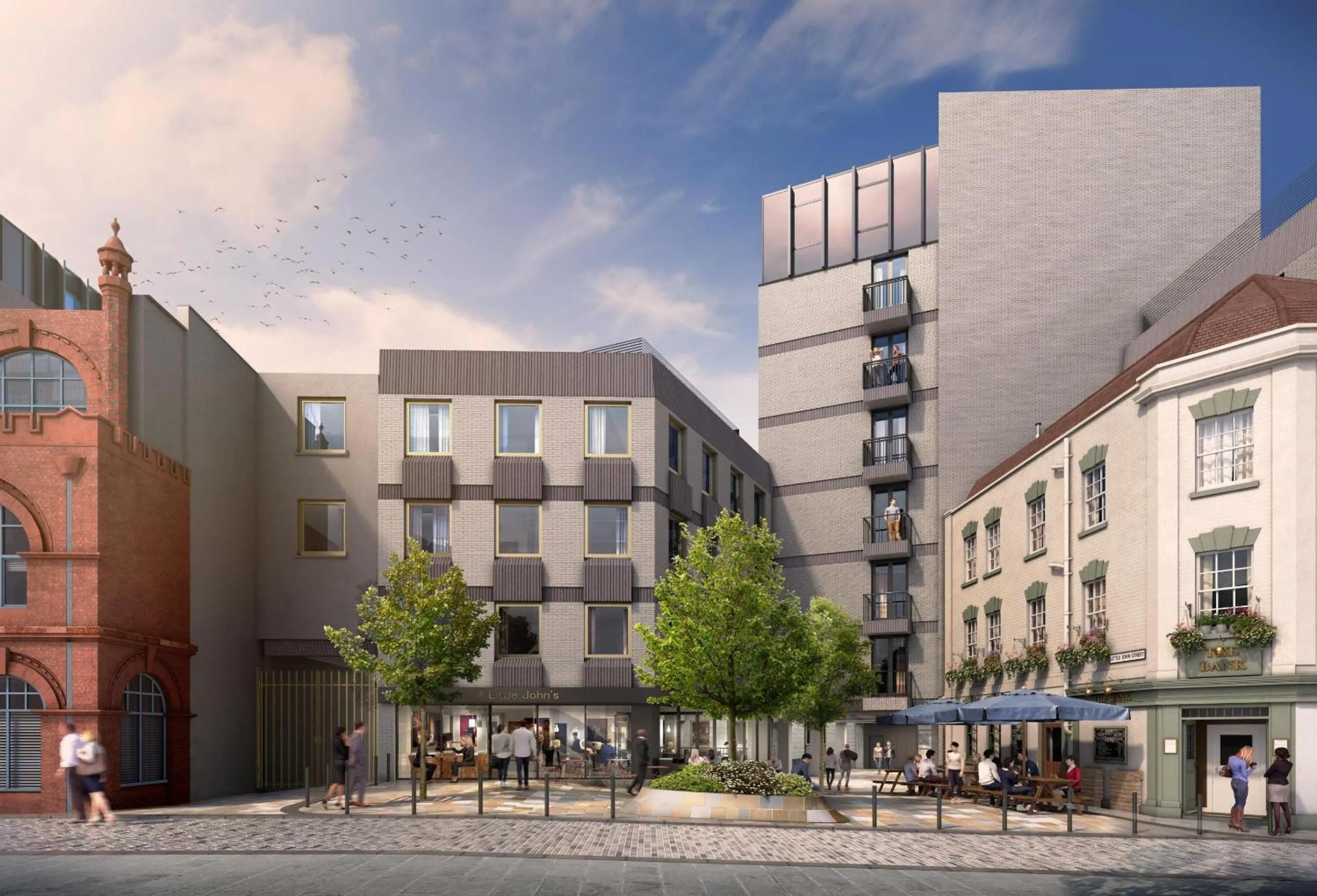 Property building in Clayton Hotel Bristol City