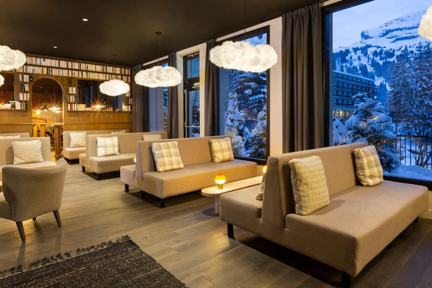 Living room in RockyPop Flaine Hotel & Spa