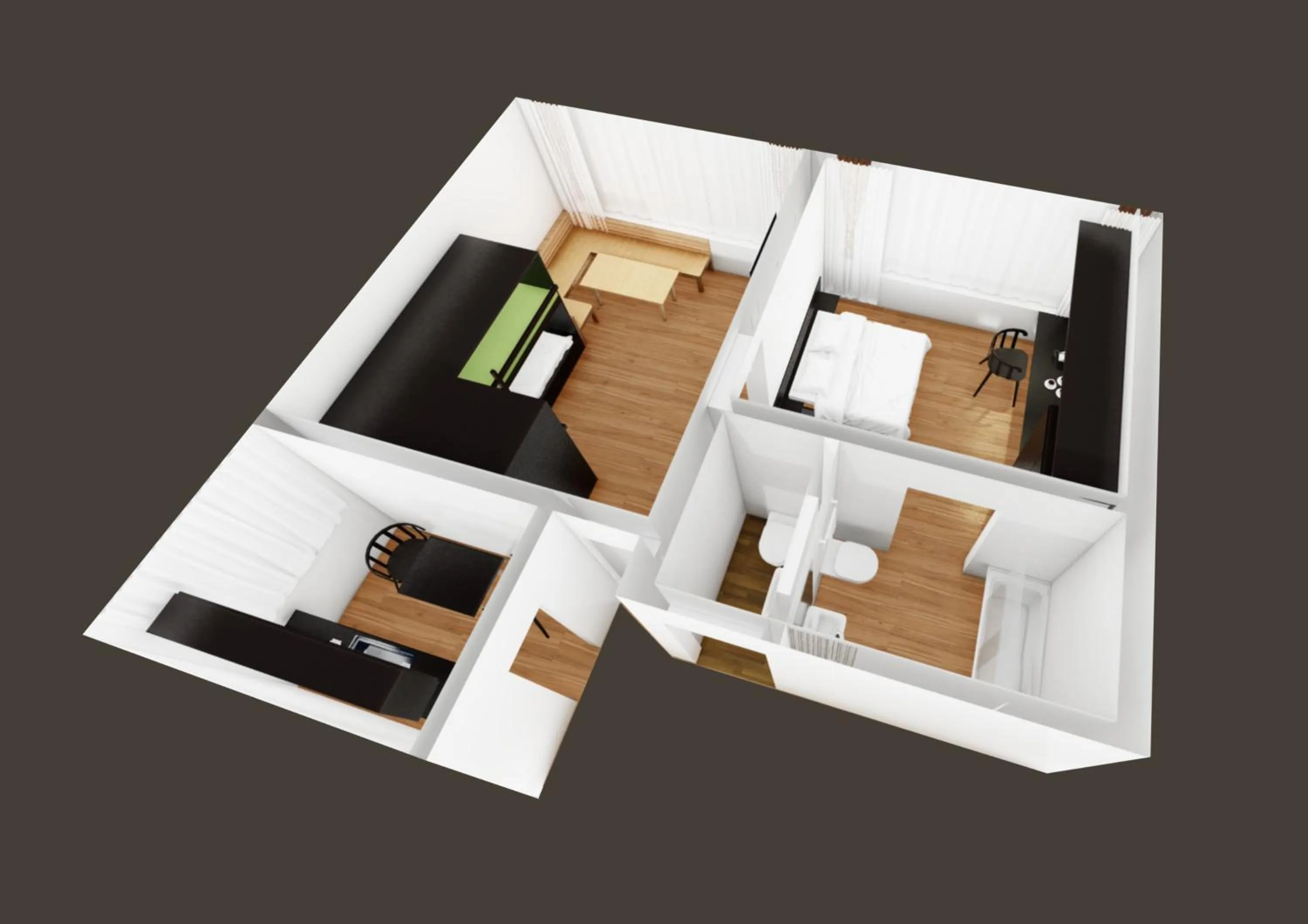 Bird's eye view in Hotel Knorz