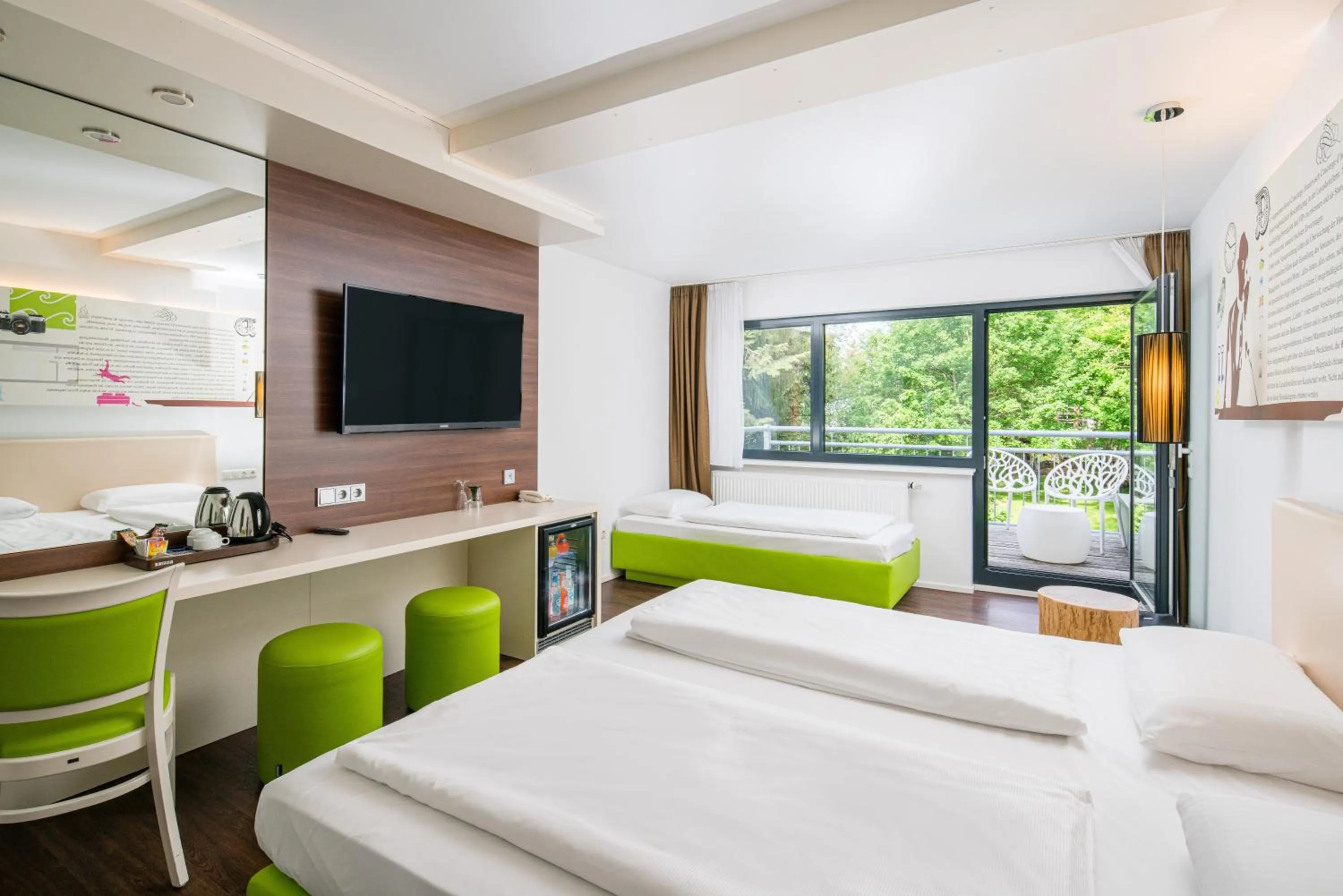 TV and multimedia, Bed in Hotel Knorz