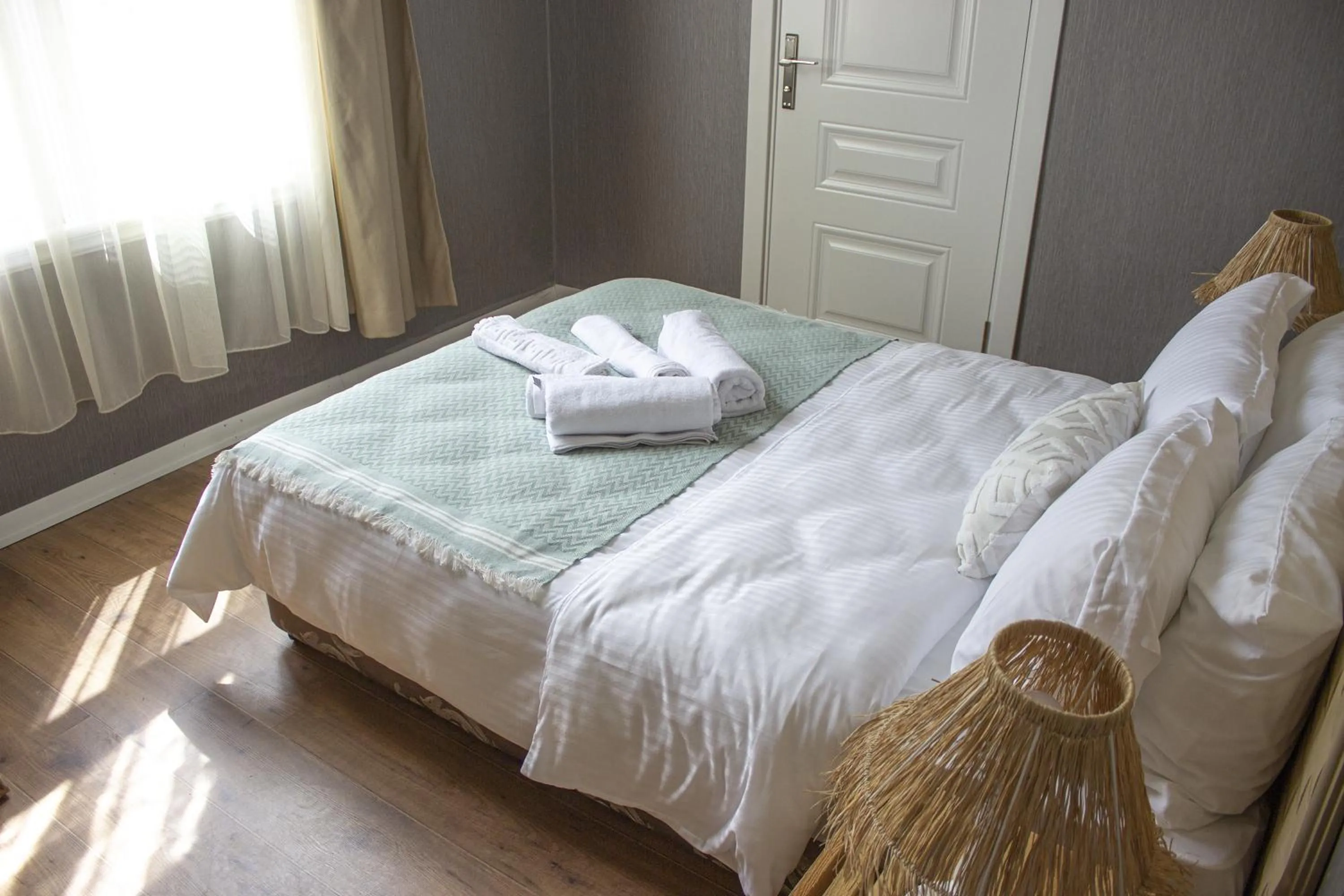 Bed in Ikigai Hotel Villa Rıfat