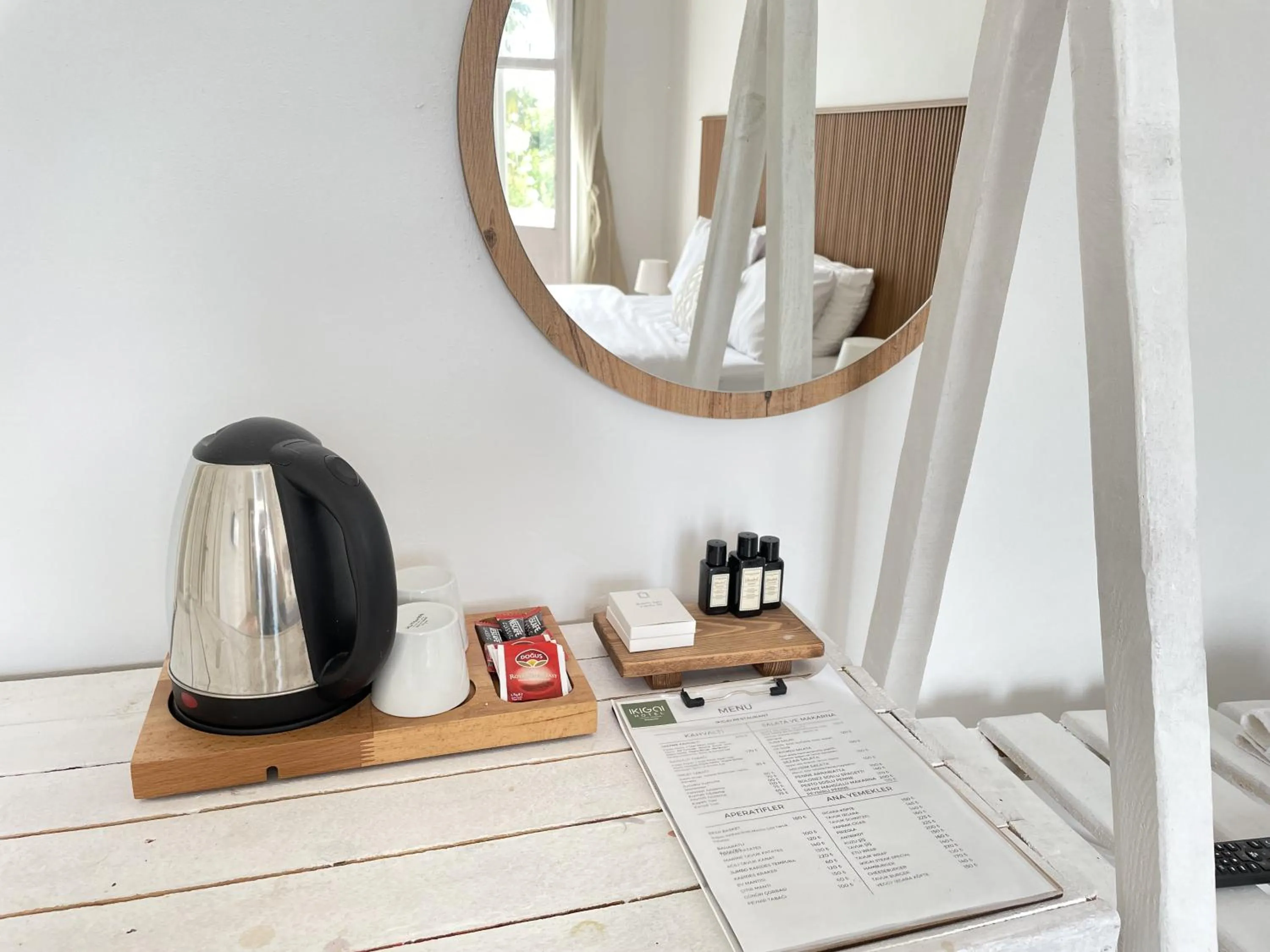 Coffee/tea facilities, Bed in Ikigai Hotel Villa Rıfat