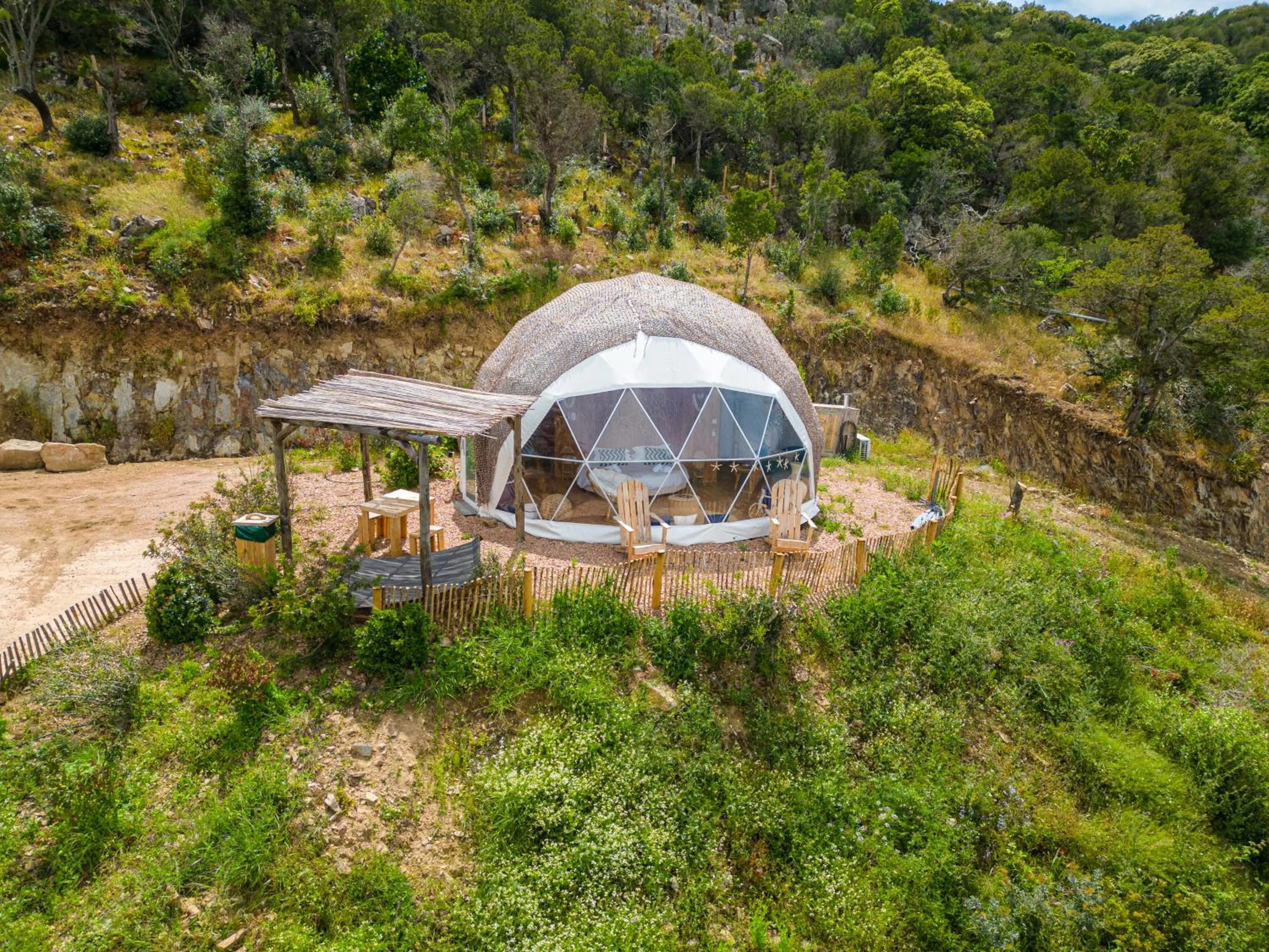 Natural landscape in Domaine de Sonia - Logements éco-insolites