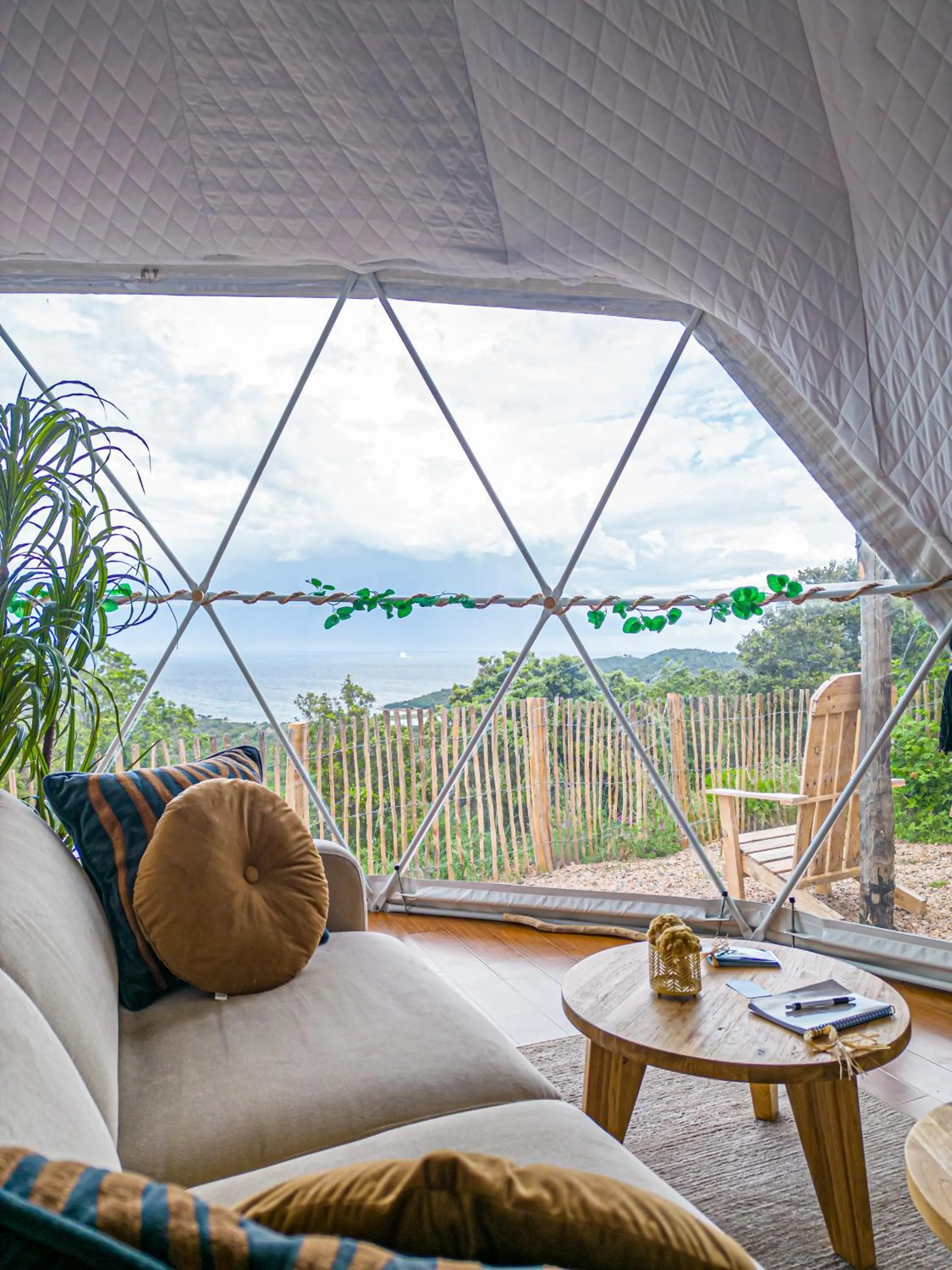 Patio in Domaine de Sonia - Logements éco-insolites