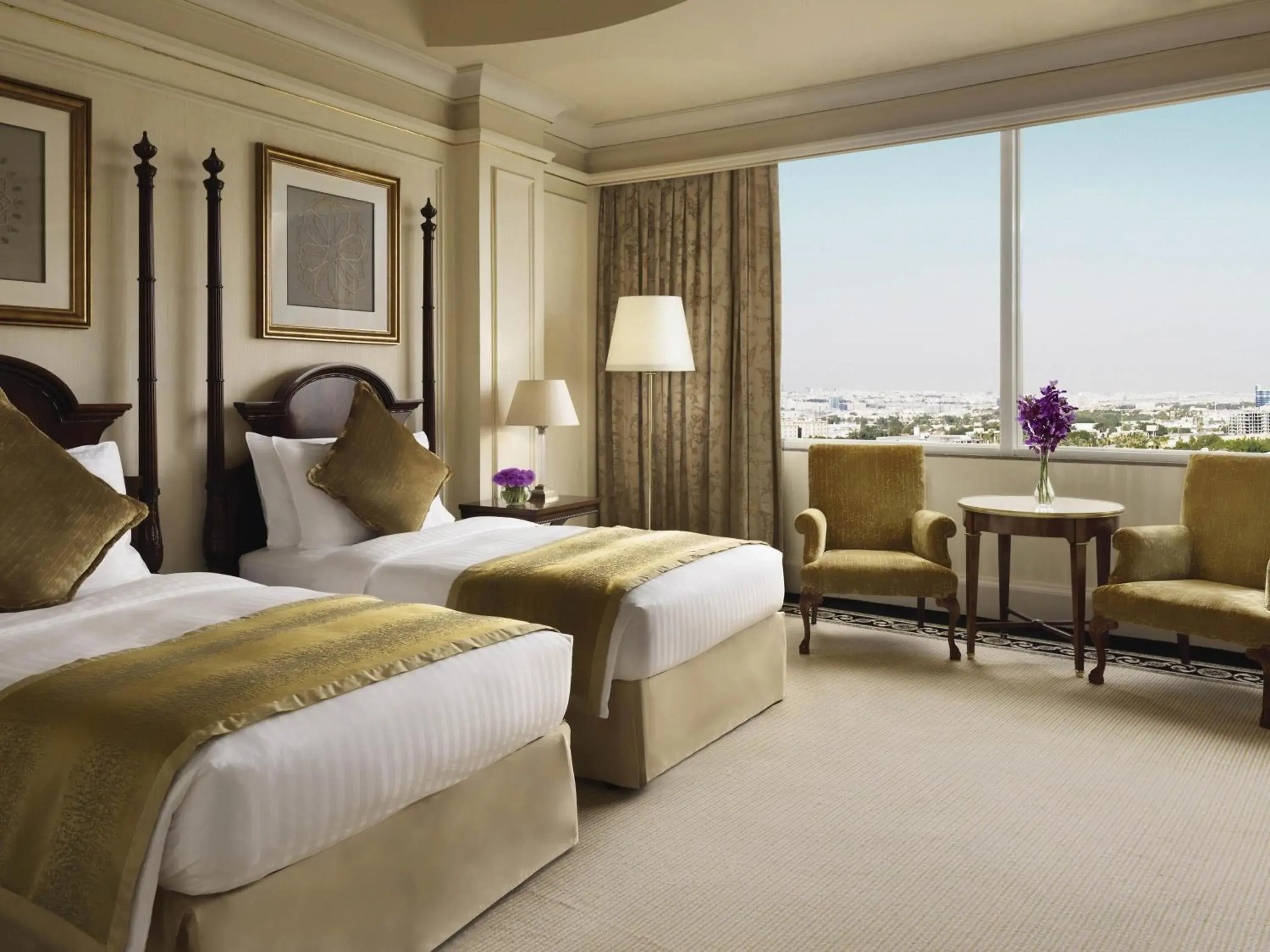 Deluxe Twin Room with Partial Sea View in Mövenpick Hotel Al Khobar Deluxe Twin Room with Partial Sea View in Mövenpick Hotel Al Khobar