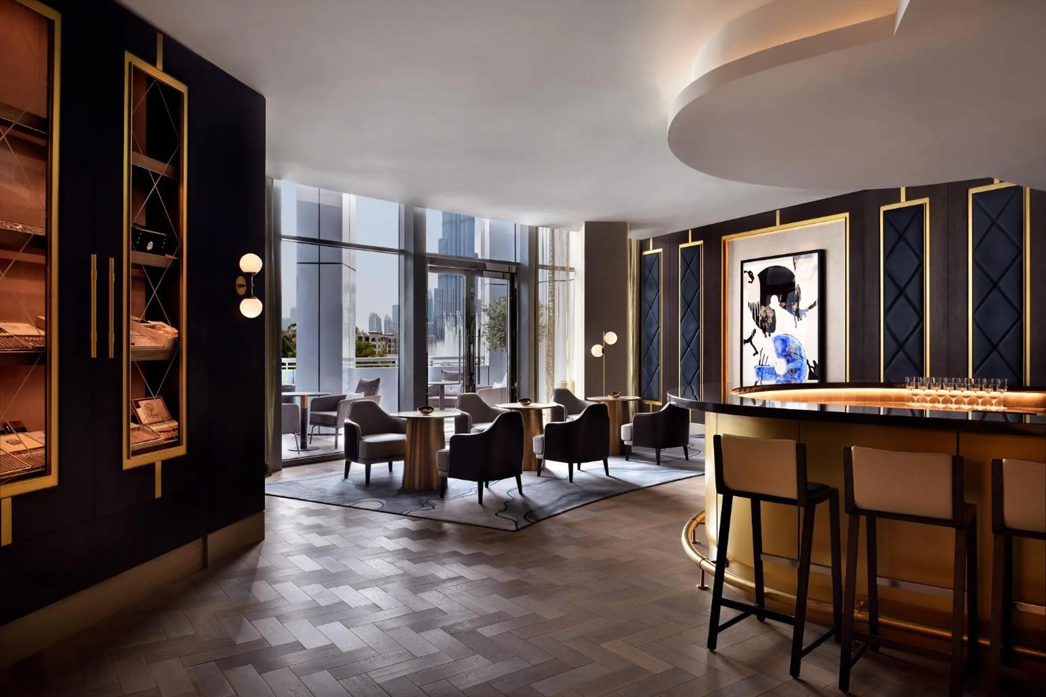 Lounge or bar in Address Downtown