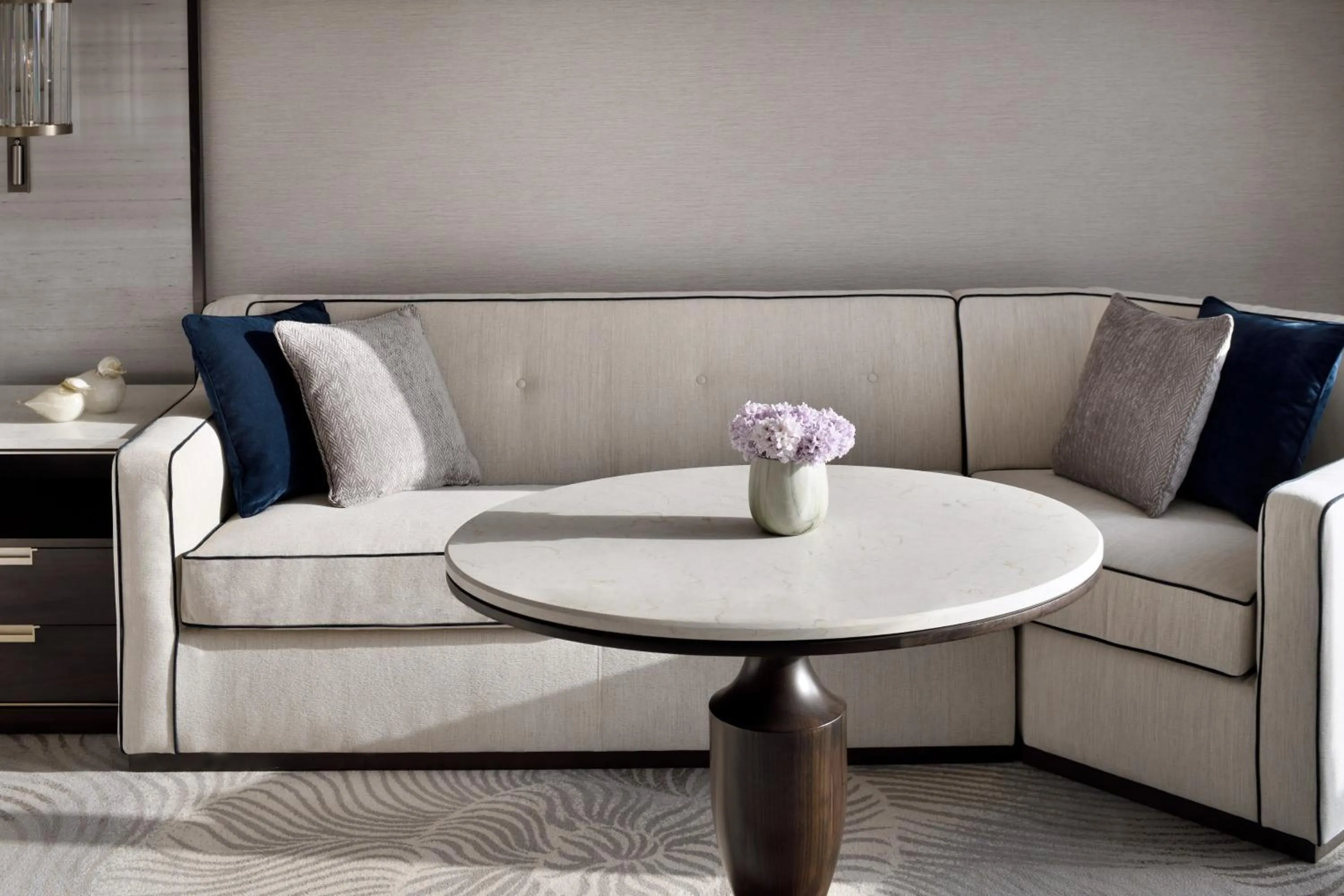 Seating area in Address Downtown