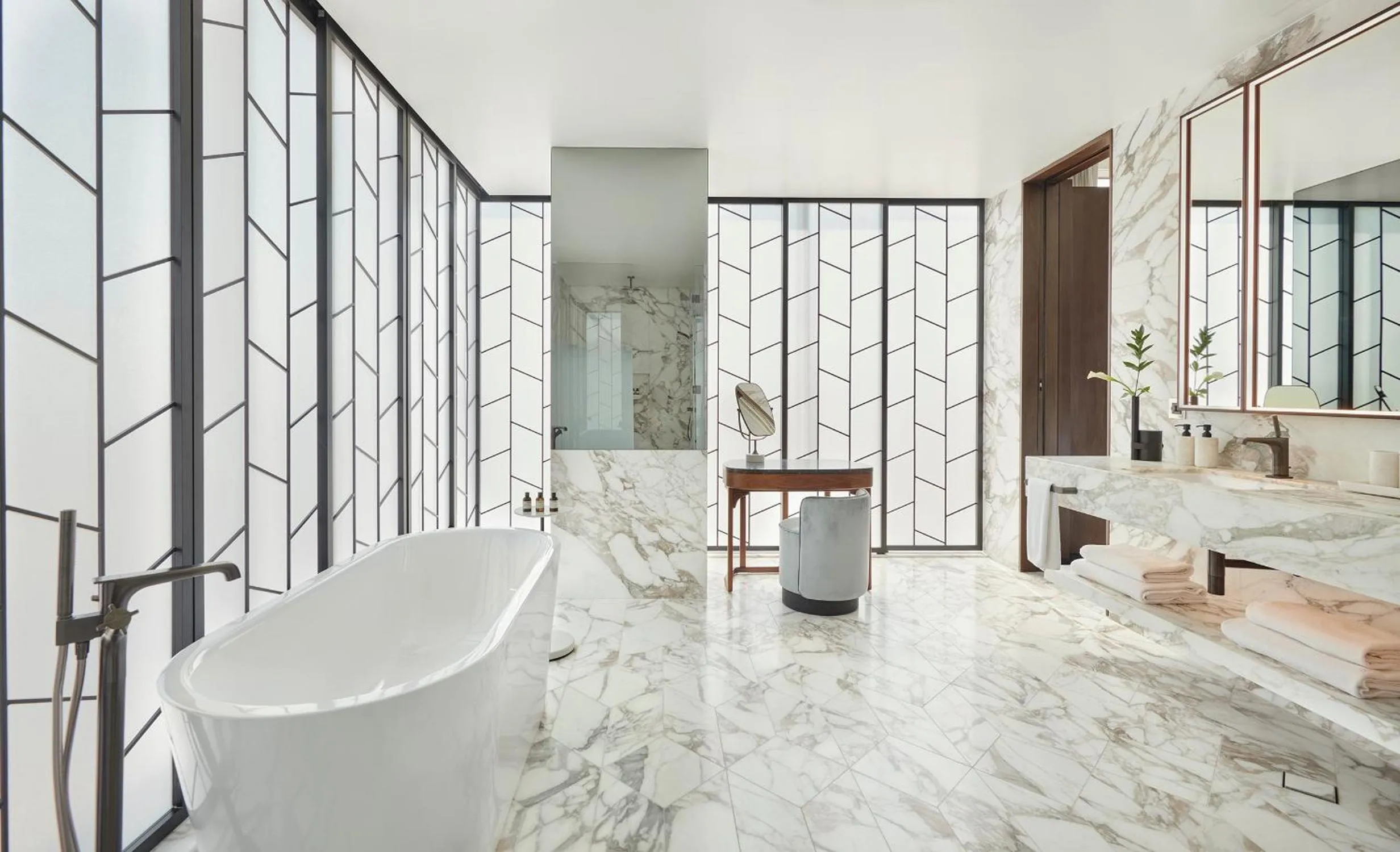 Bathroom in Grand Hyatt Kuwait