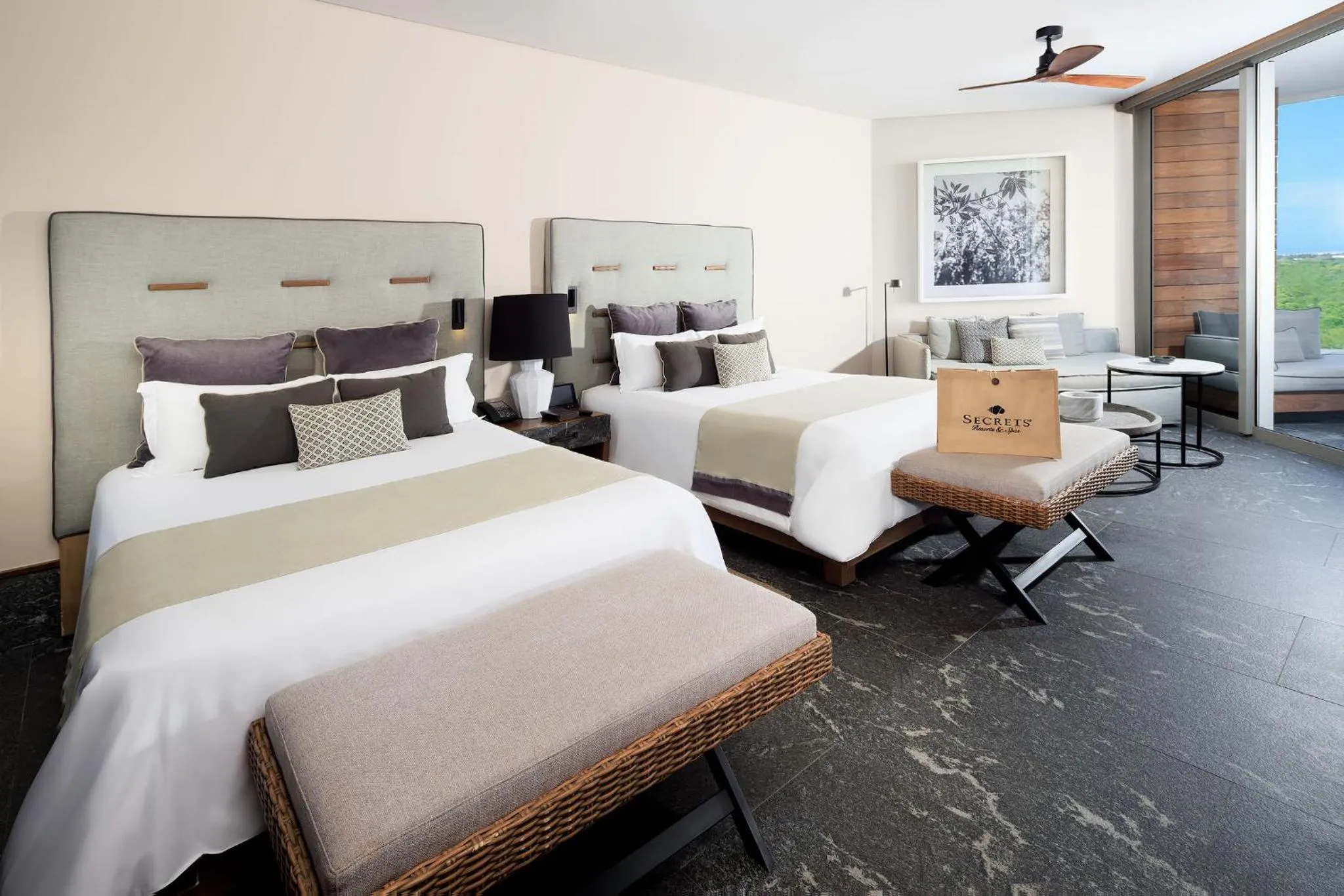 Bedroom, Bed in Secrets Moxché Playa del Carmen - Adults Only - All Inclusive