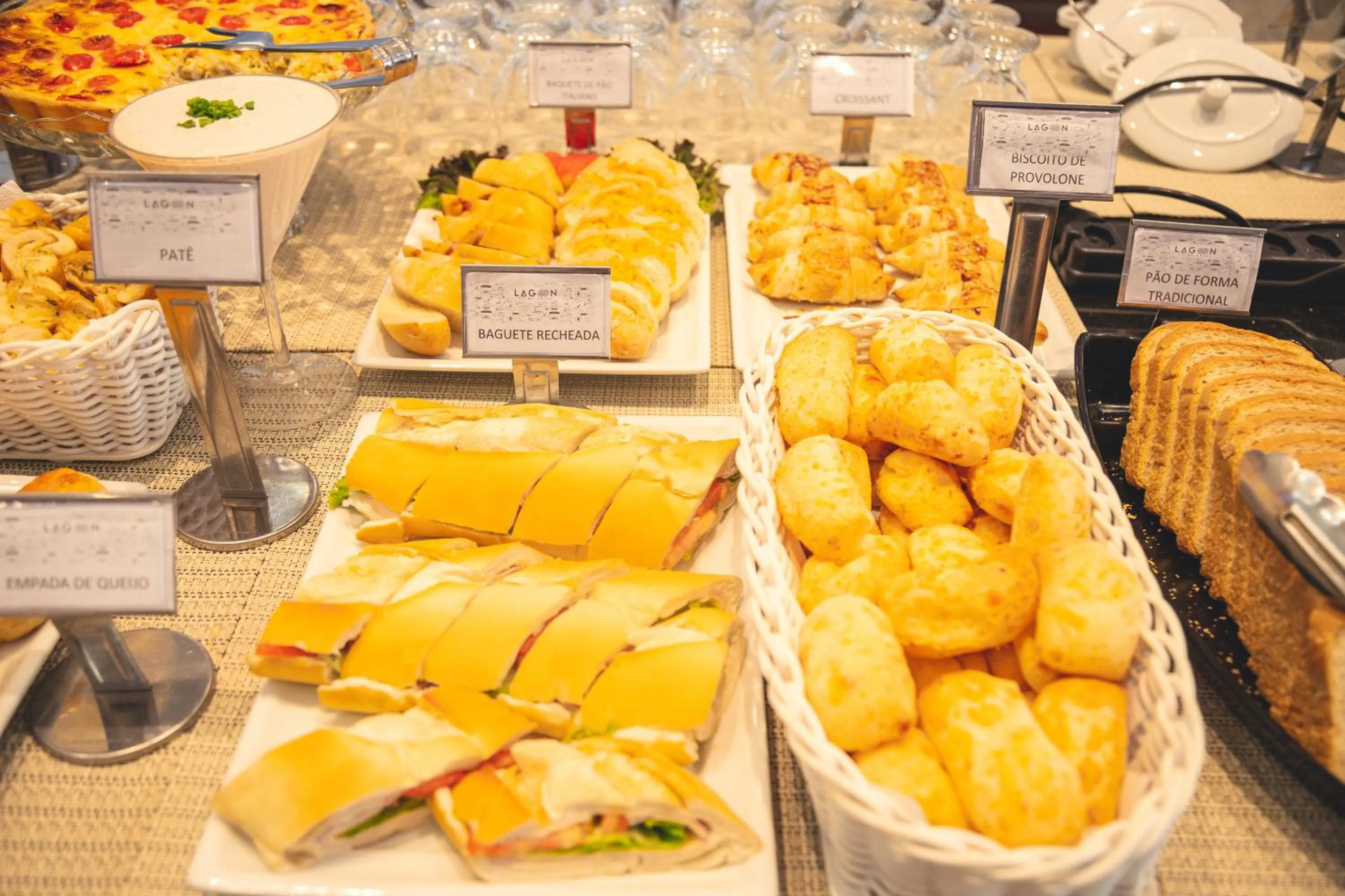 Buffet breakfast in Lagoon Prime Hotel