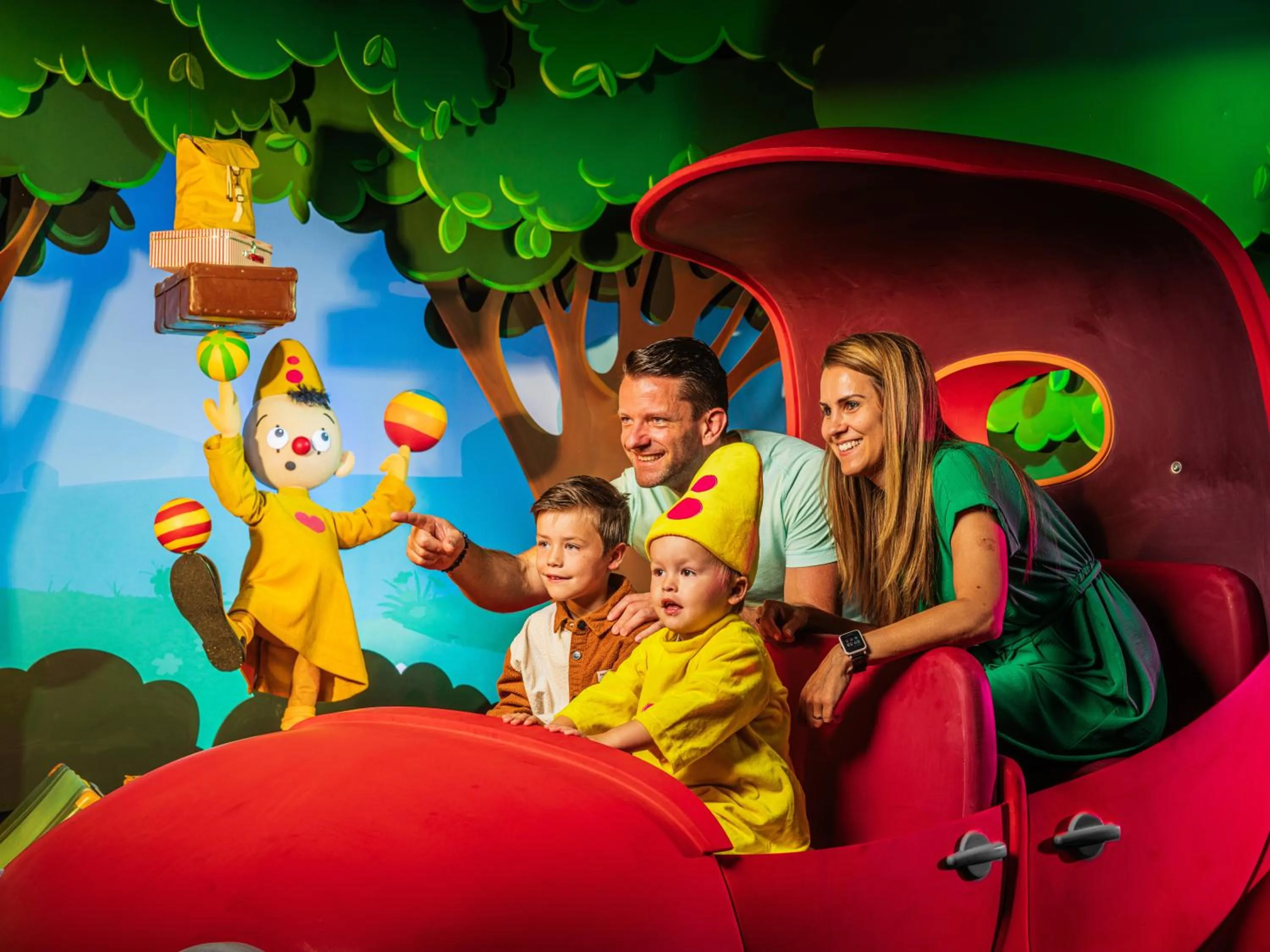 People in Plopsaland Theater Hotel