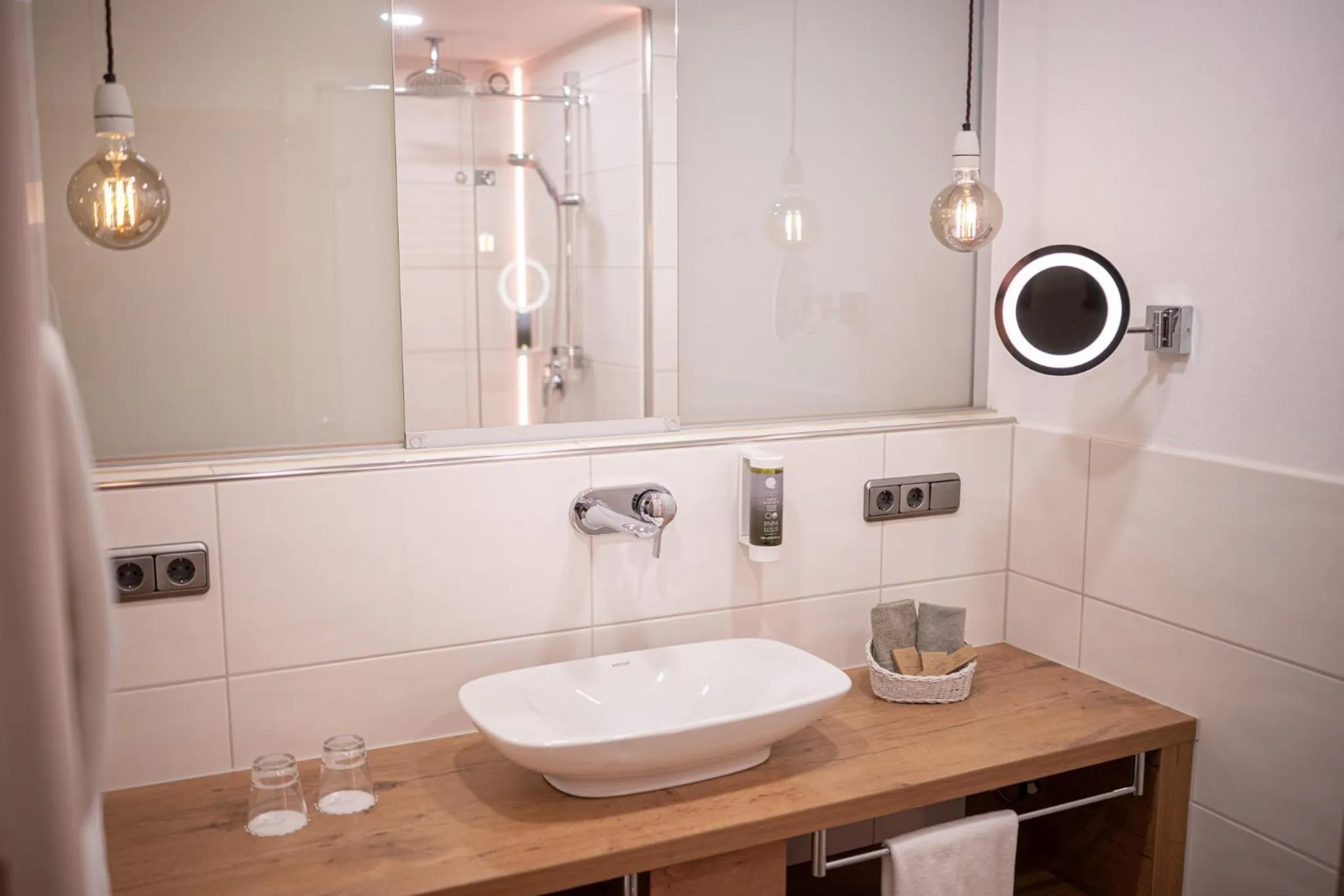 Shower in Wohlfühlhotel Berwanger Hof