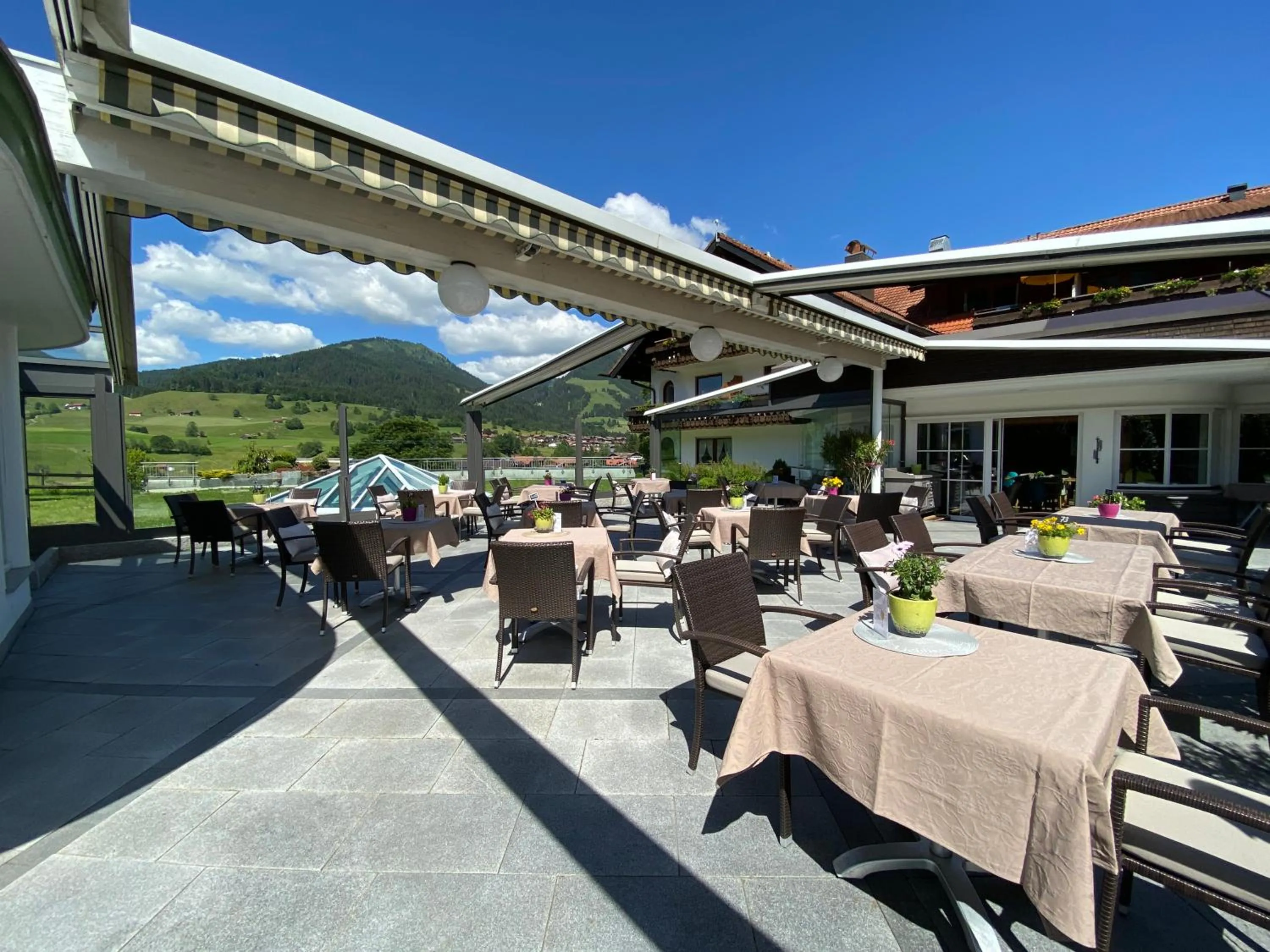 Balcony/Terrace in Wohlfühlhotel Berwanger Hof
