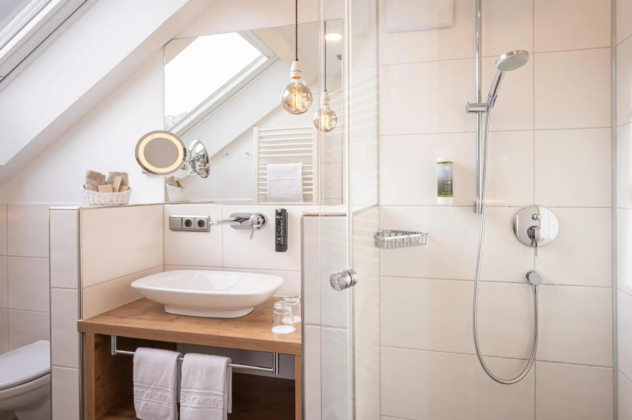 Shower in Wohlfühlhotel Berwanger Hof