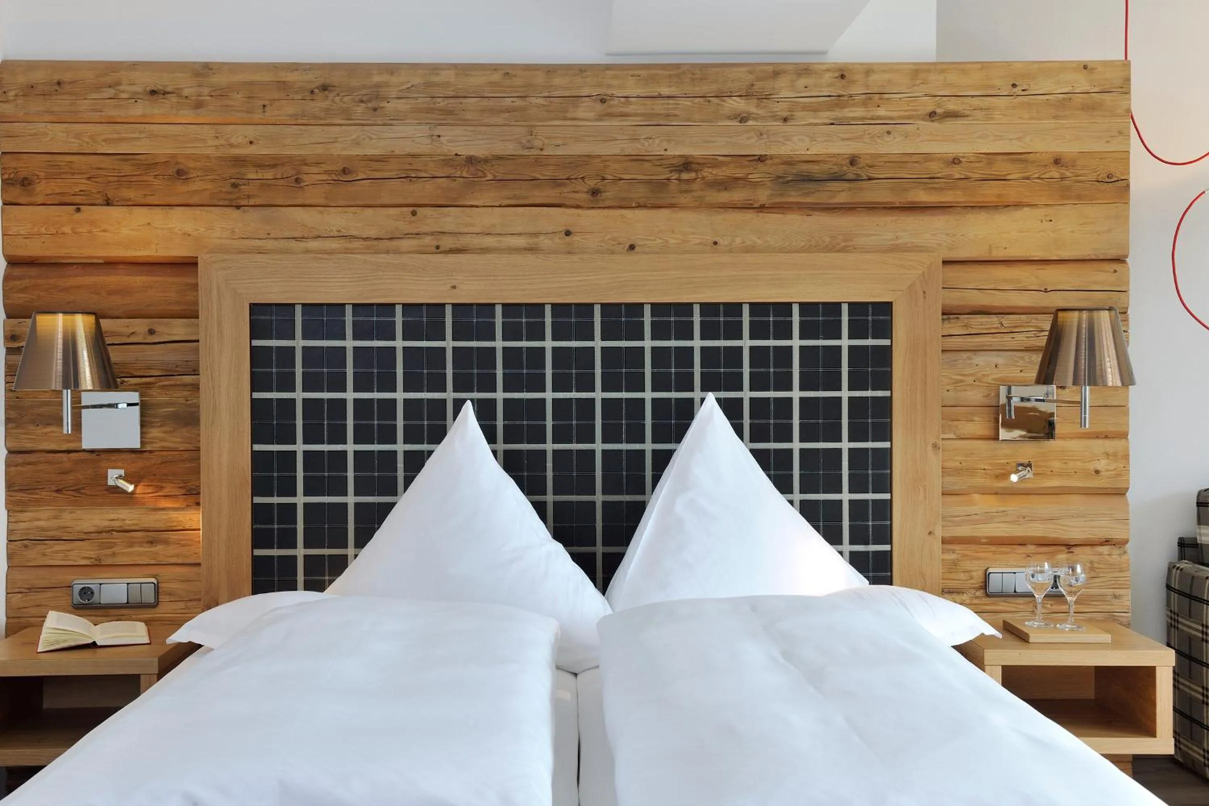 Bed in Wohlfühlhotel Berwanger Hof