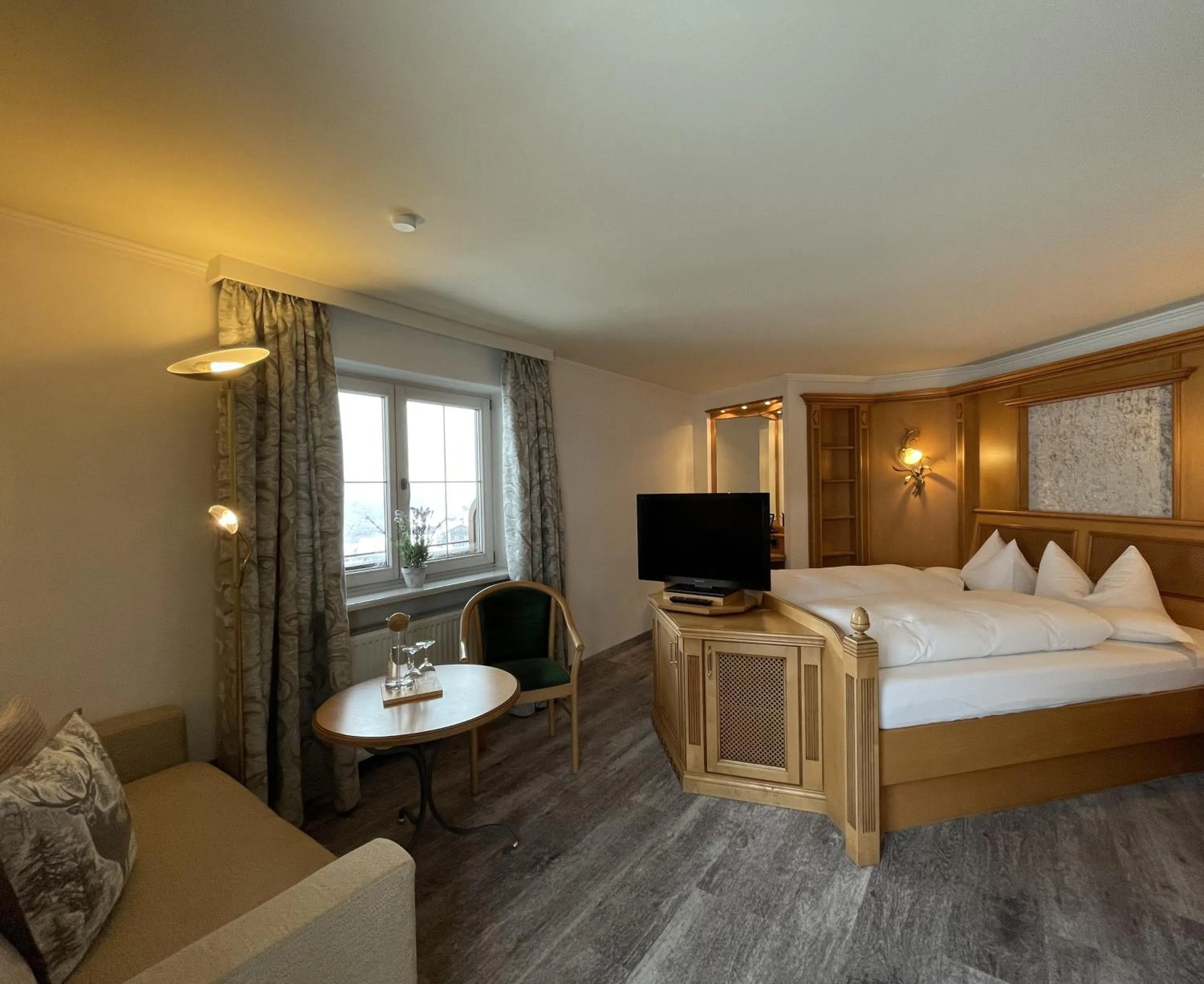 Bed in Wohlfühlhotel Berwanger Hof