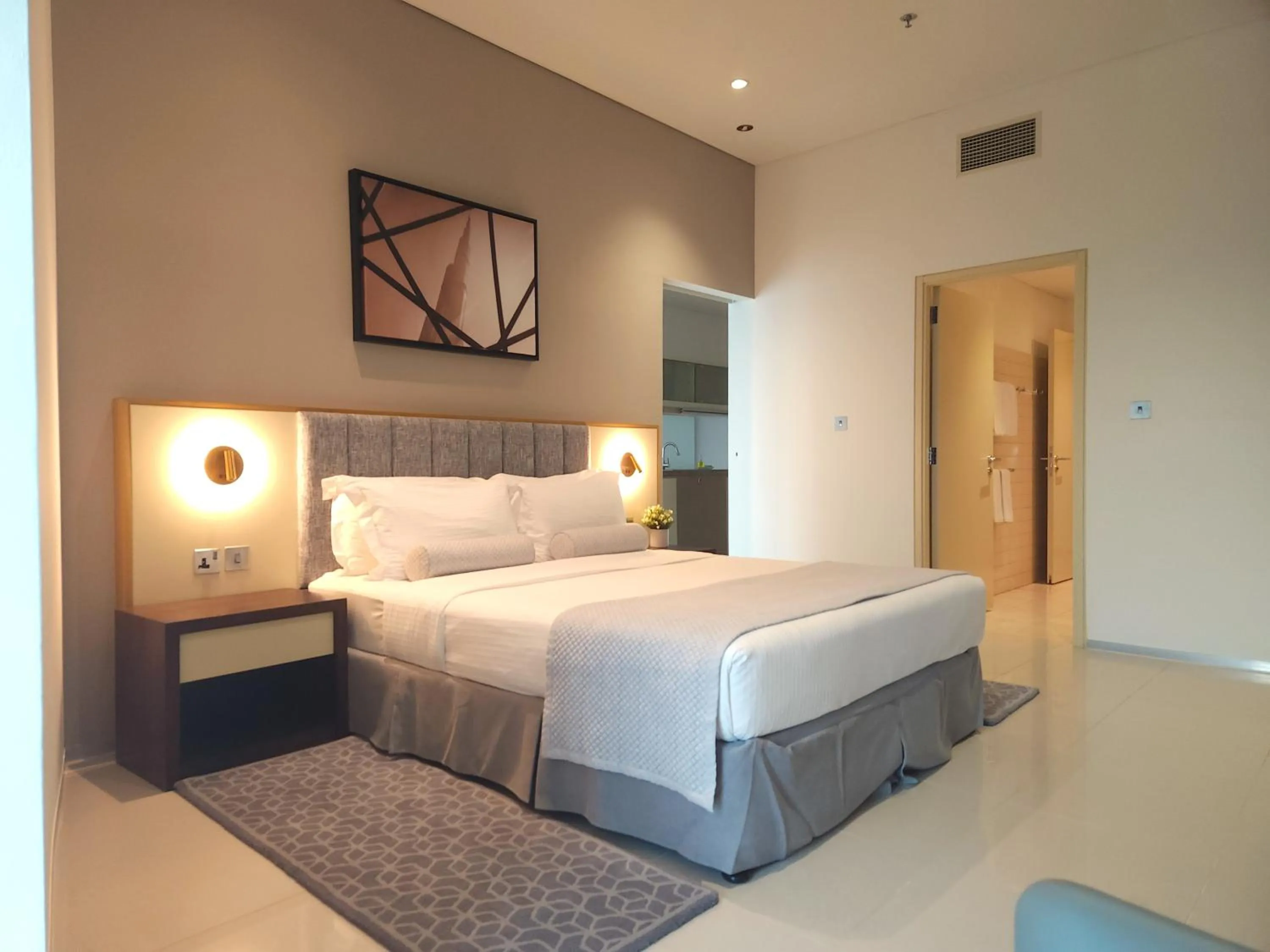 Bed in Ascott Park Place Dubai