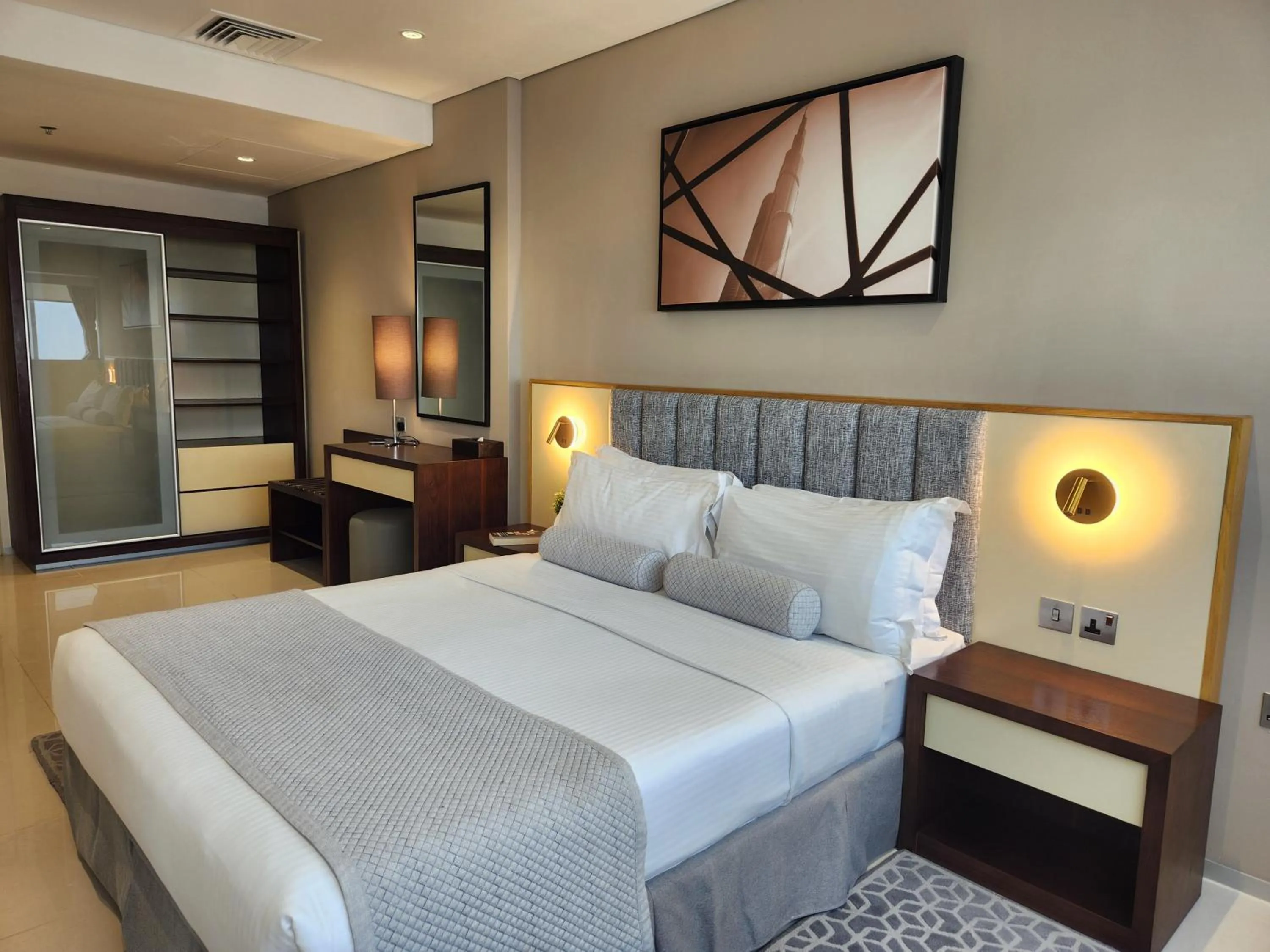 Bed in Ascott Park Place Dubai