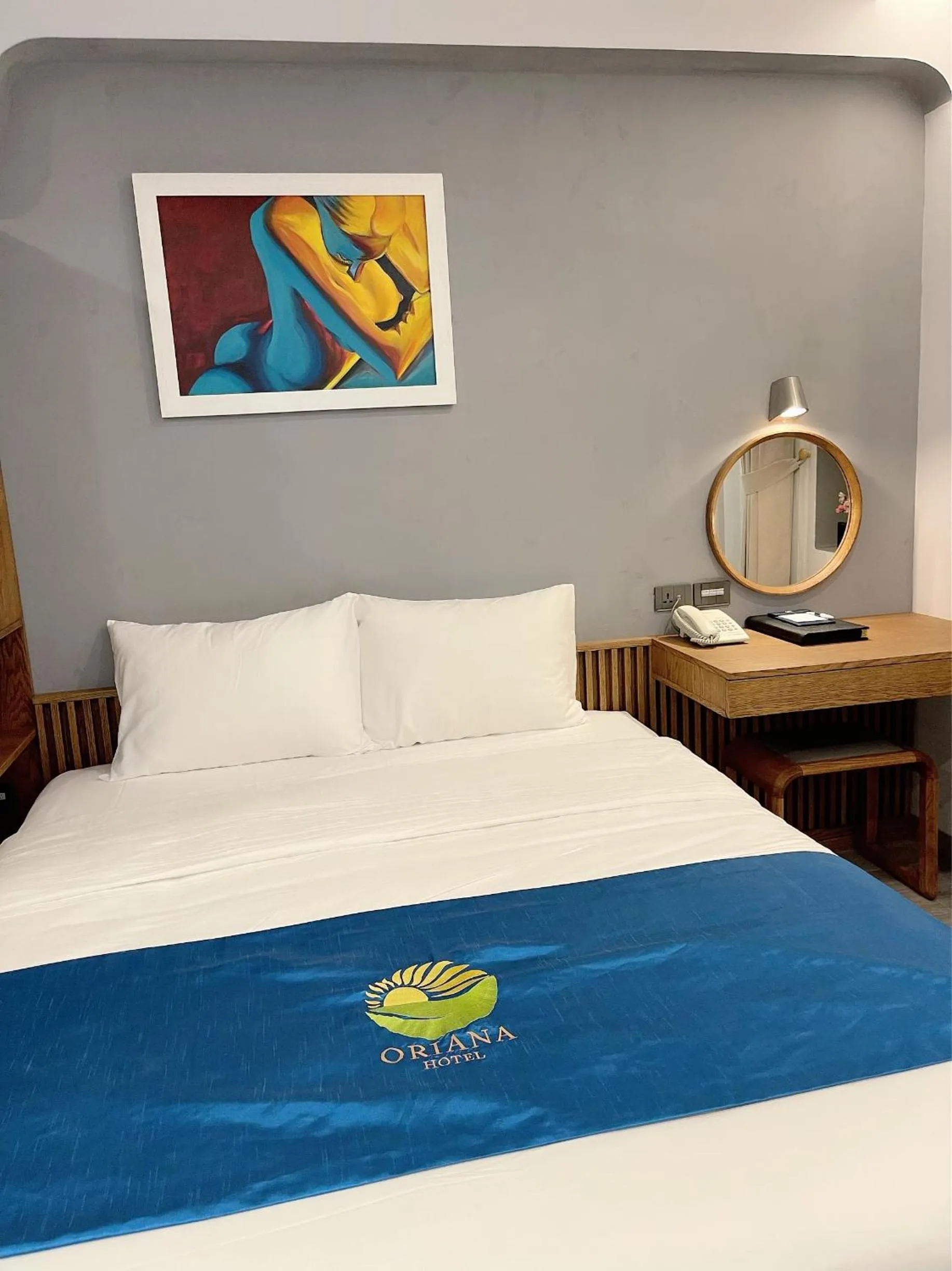 Bed in Oriana Hotel & Apartment