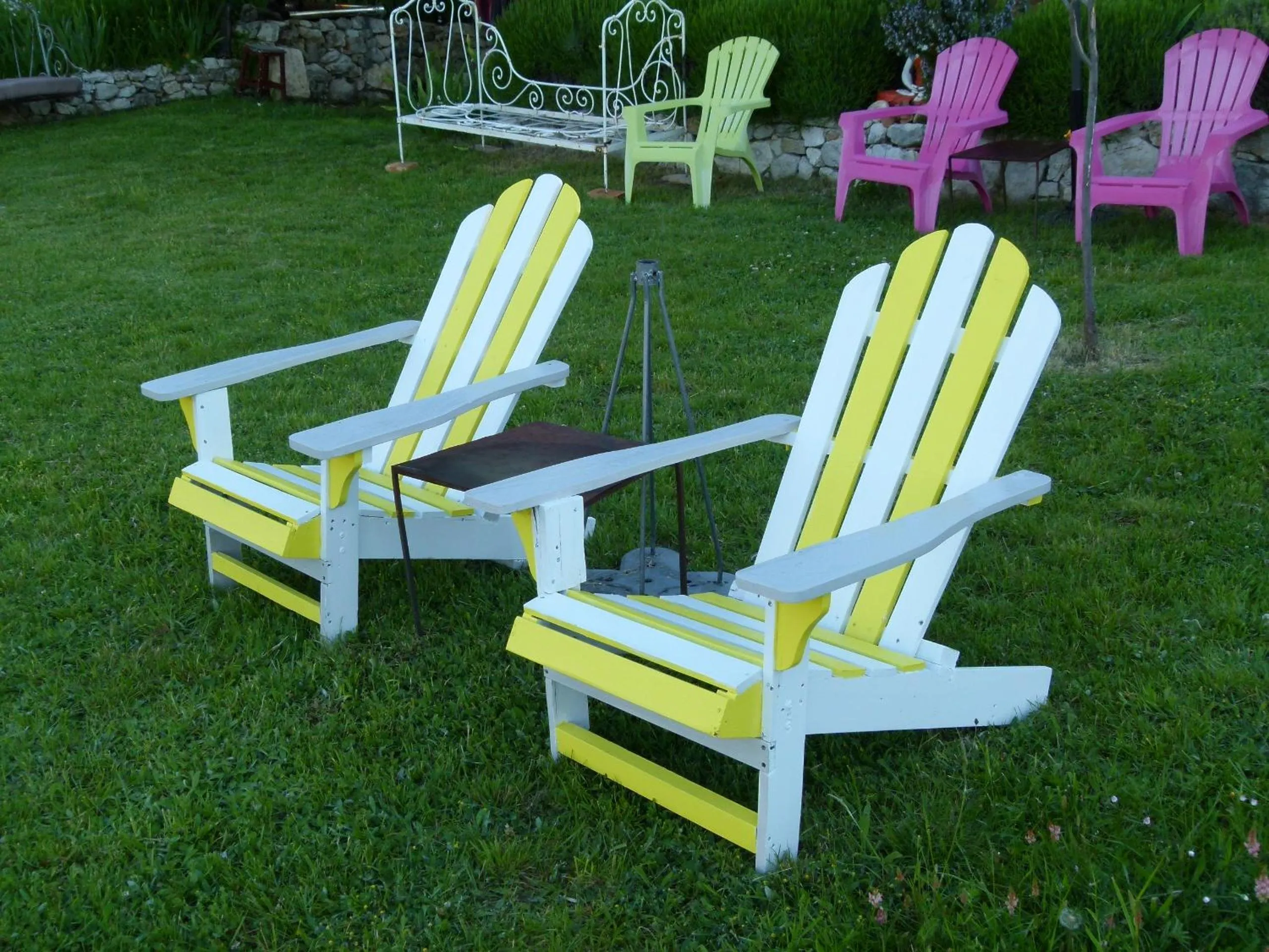 Garden in chambre campagnarde