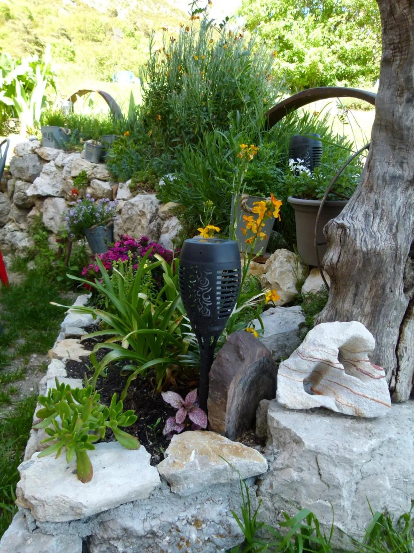 Garden in chambre campagnarde