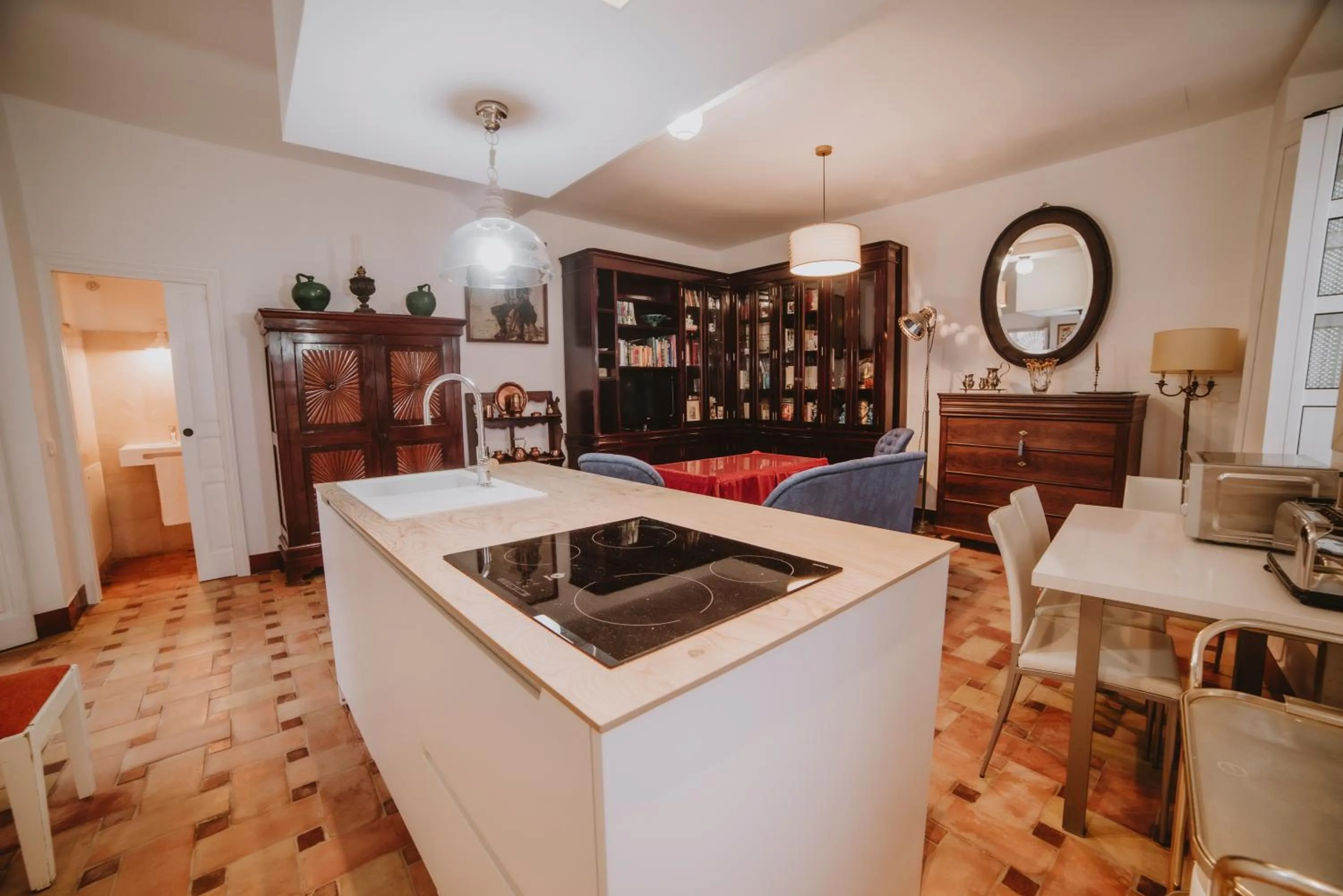 Kitchen or kitchenette in Posada La Casa Del Pintor
