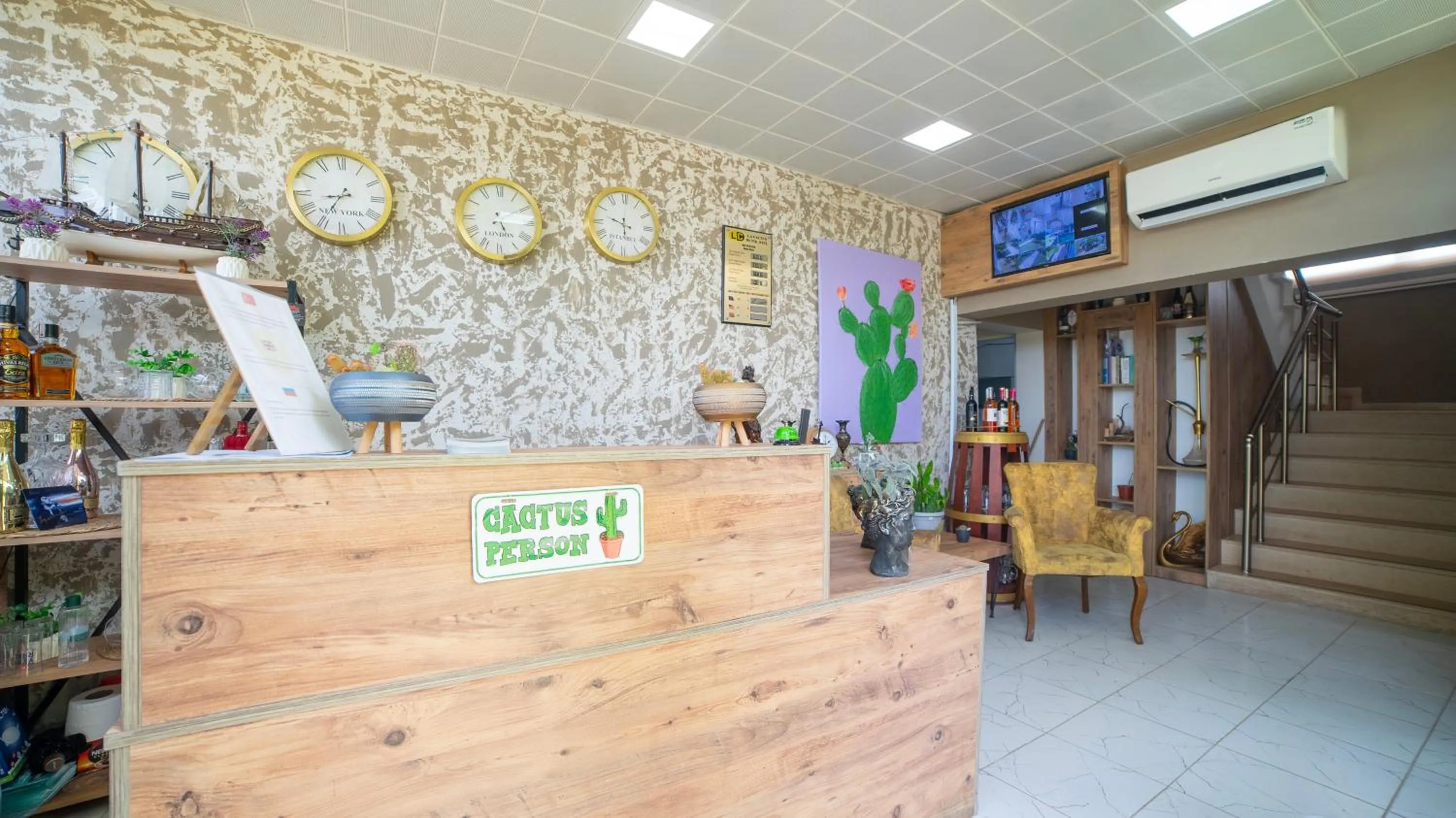 Property logo or sign in La Cactus Boutique Hotel