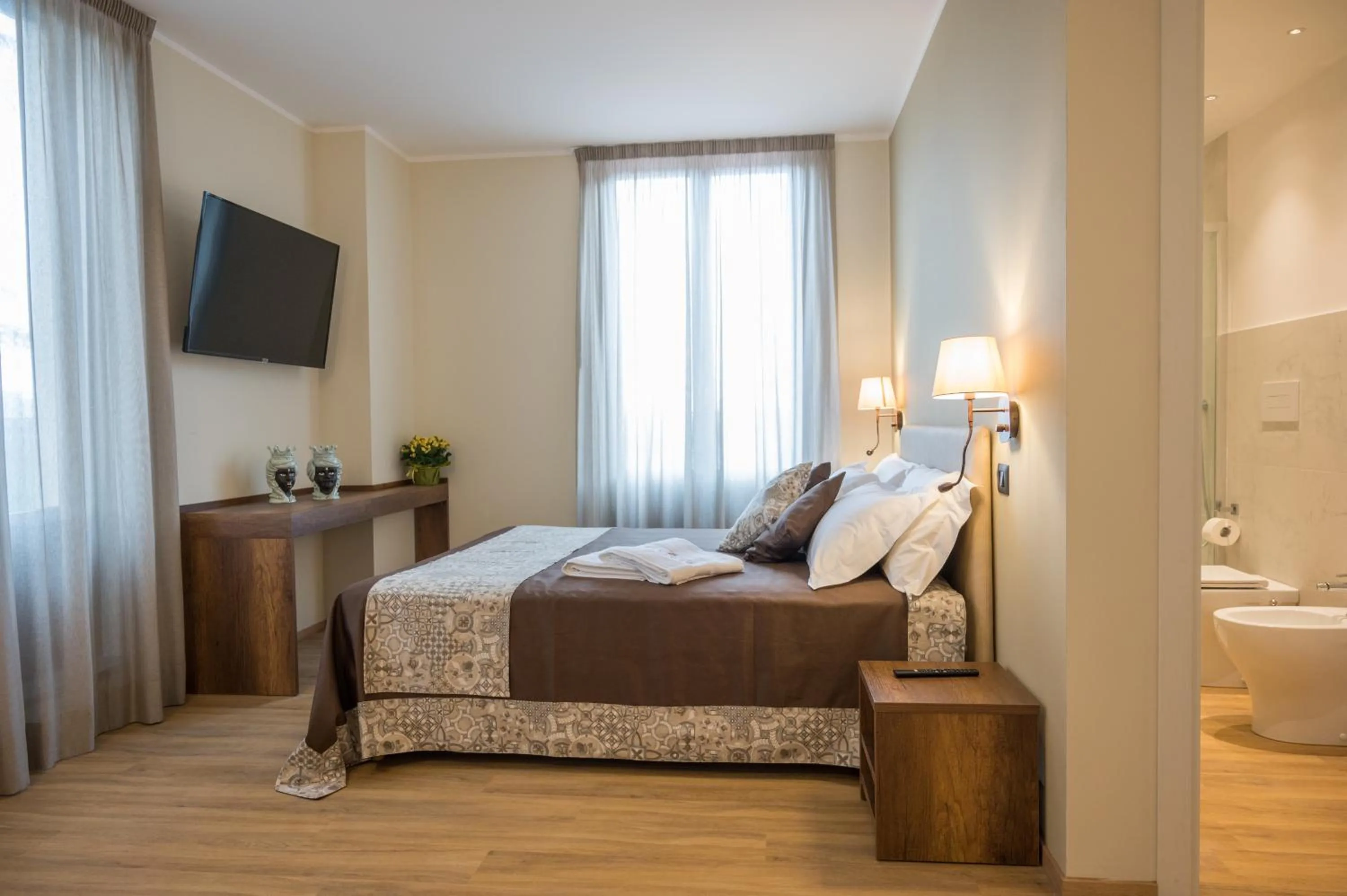 Photo of the whole room, Bed in Santoro Country House