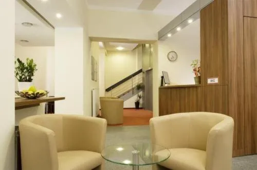 Lobby or reception in GuestHouse Heidelberg