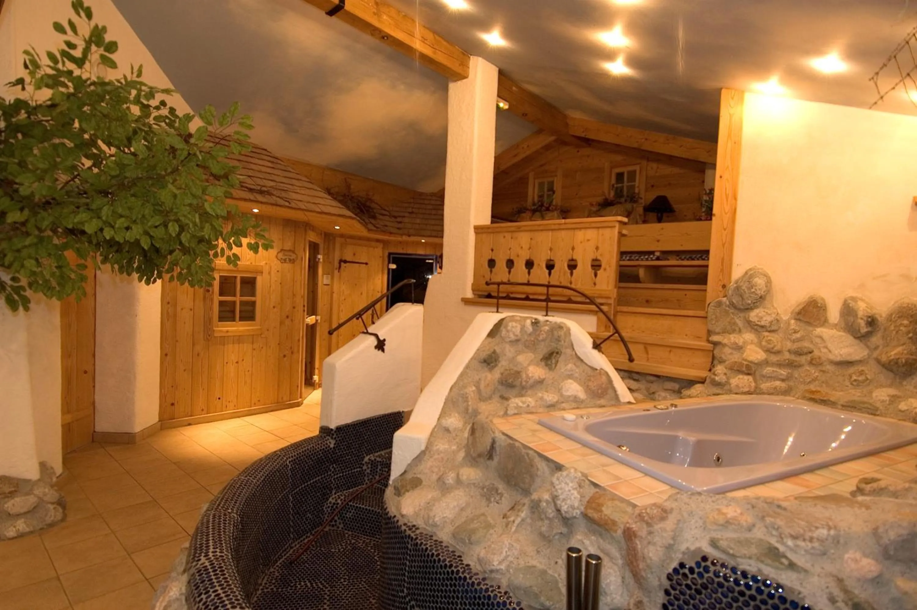 Spa and wellness centre/facilities in Das Grünholz Aparthotel