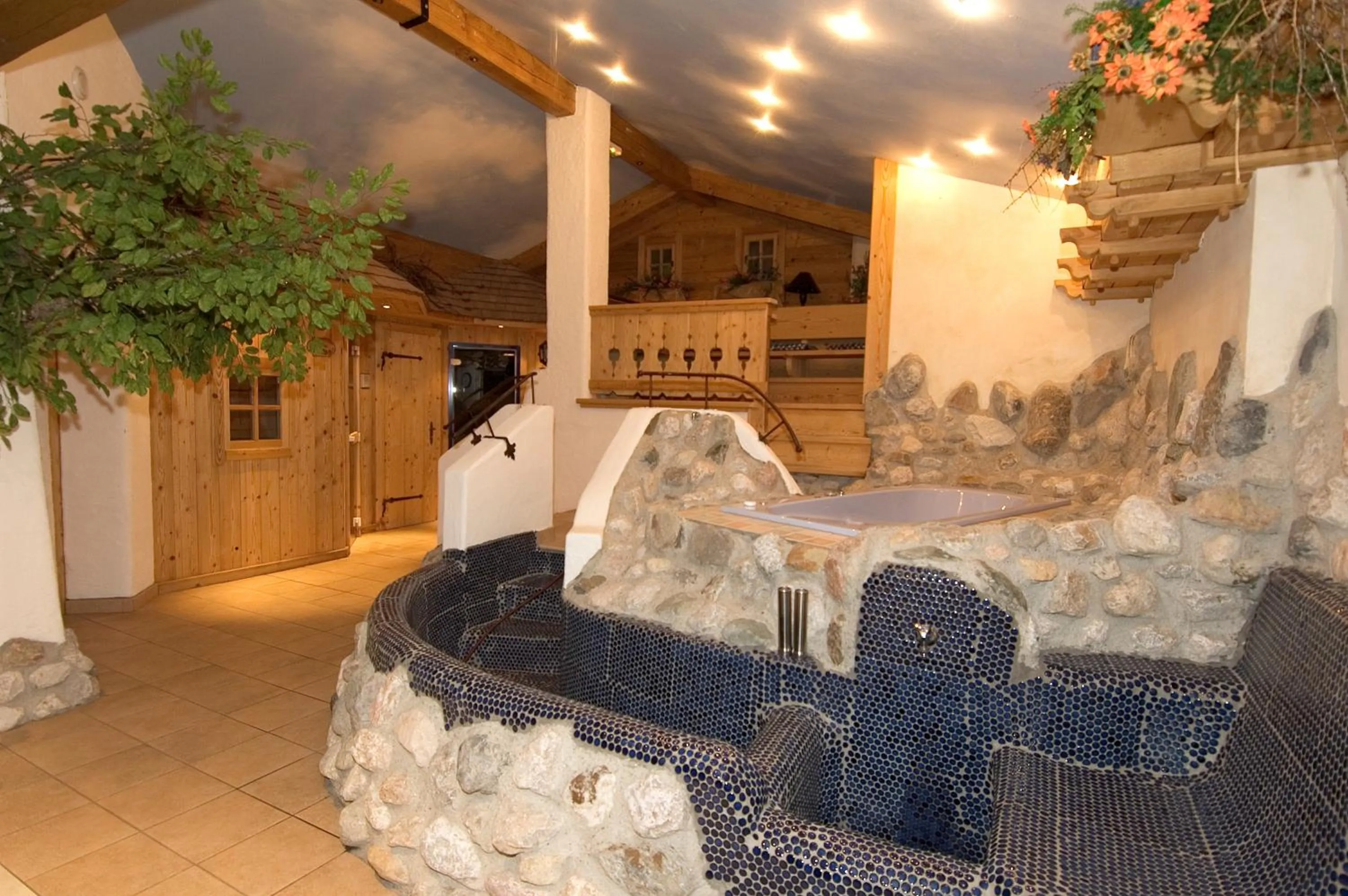 Spa and wellness centre/facilities in Das Grünholz Aparthotel