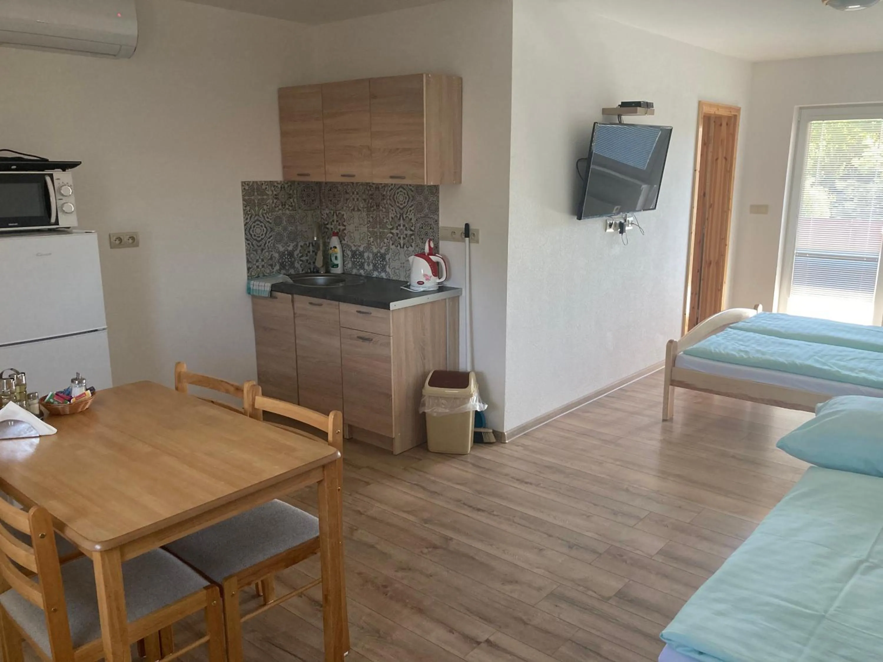 Kitchen or kitchenette in Rezidencia Podhájska