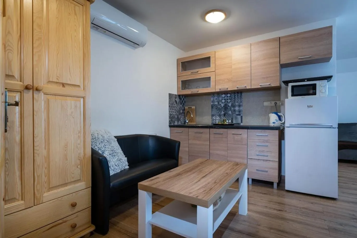 Kitchen or kitchenette in Rezidencia Podhájska