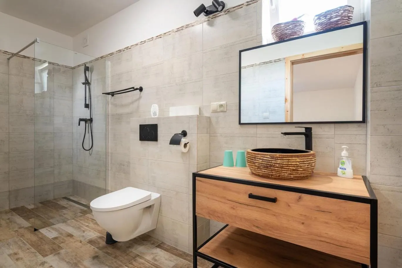 Shower in Rezidencia Podhájska